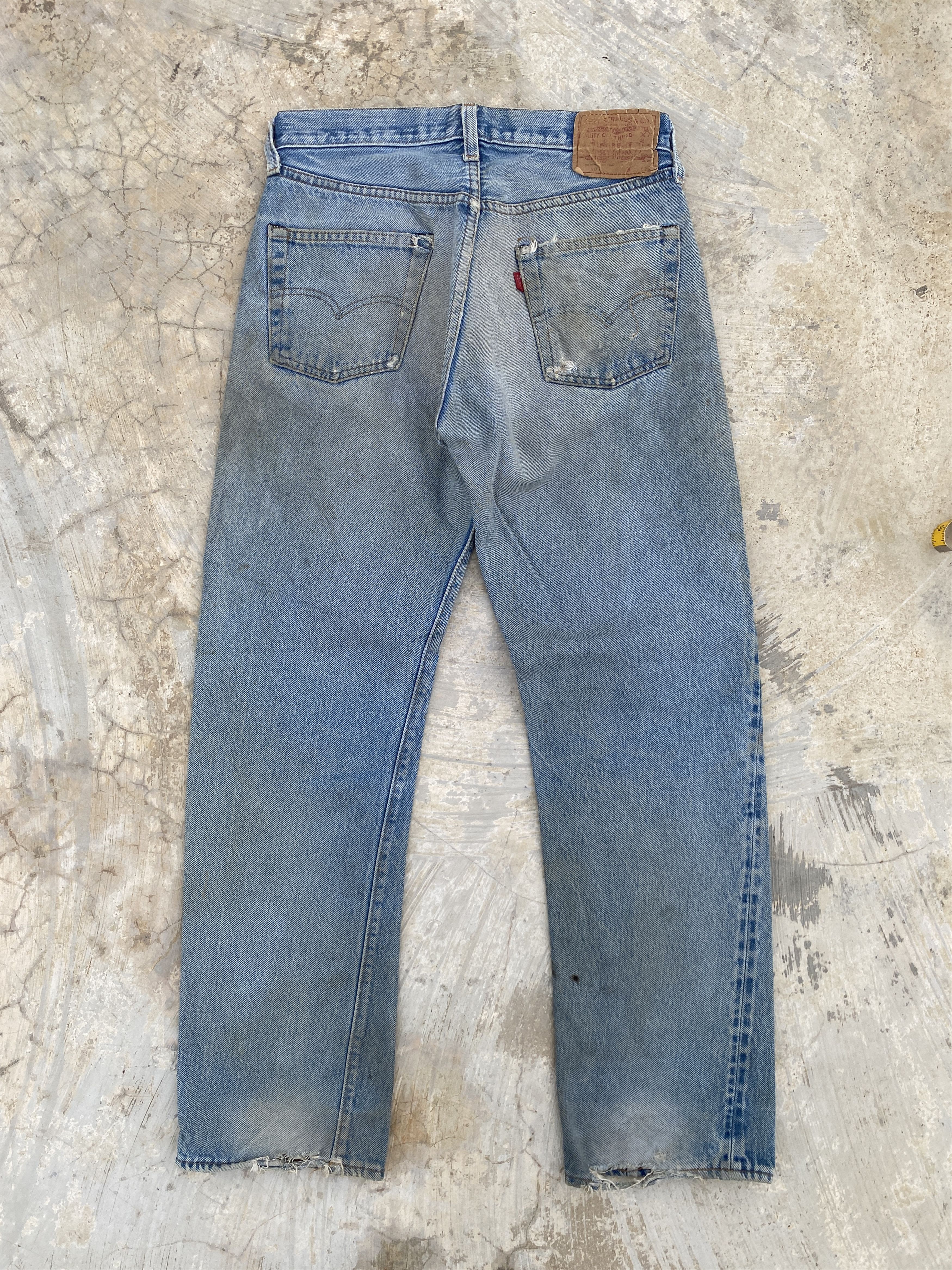 Levi's × Vintage Vintage 80s Levis 501 Redline #524 Selvedge Jeans Size US 29 - 6 Thumbnail