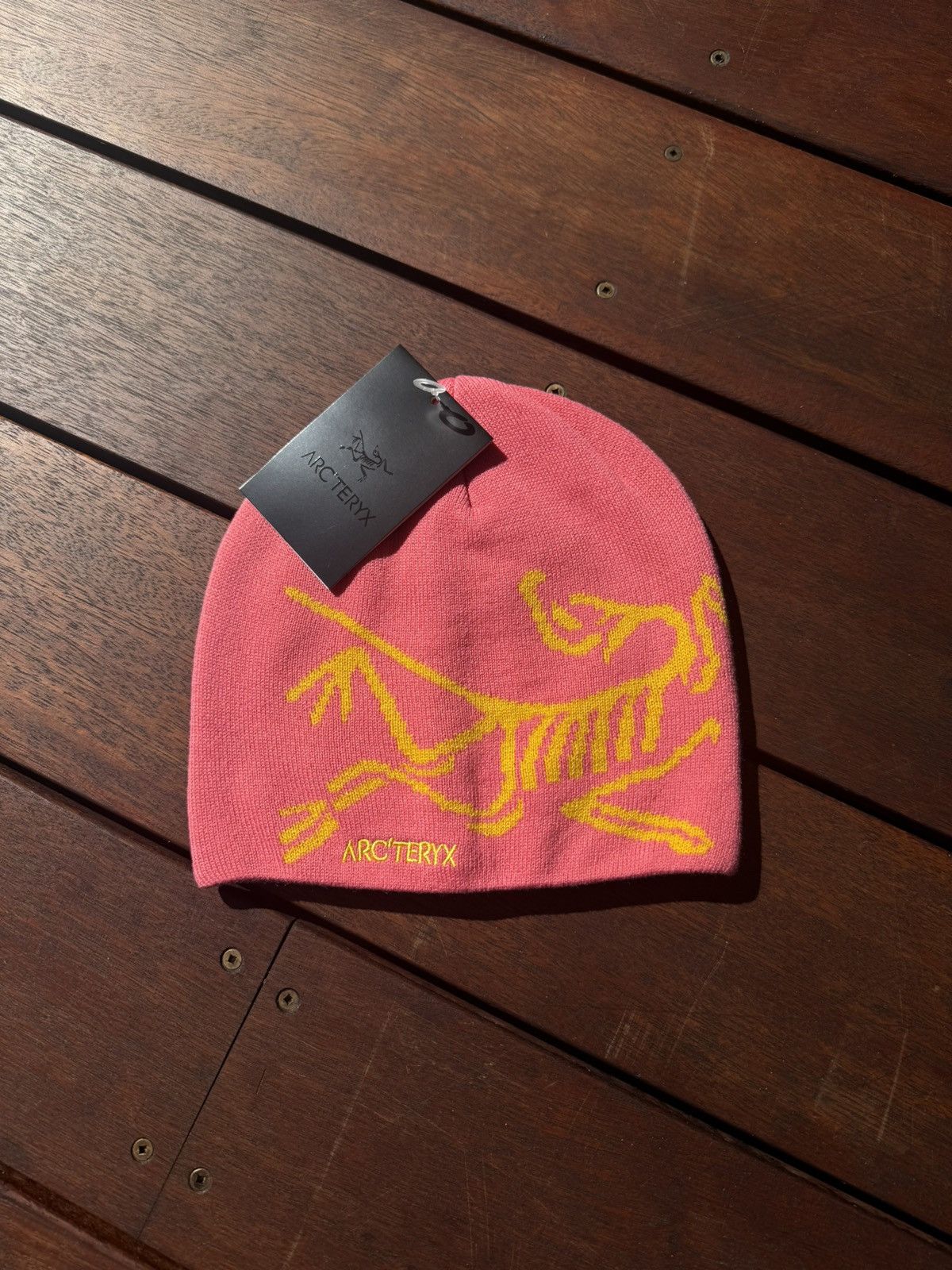 Other Bird Logo Beanie - Pink & Yellow Size ONE SIZE - 1 Thumbnail