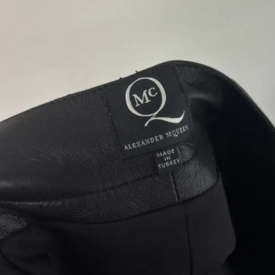 Alexander McQueen Alexander Mcqueen Leather Zip Skirt Size 27" / US 4 / IT 40 - 3 Thumbnail