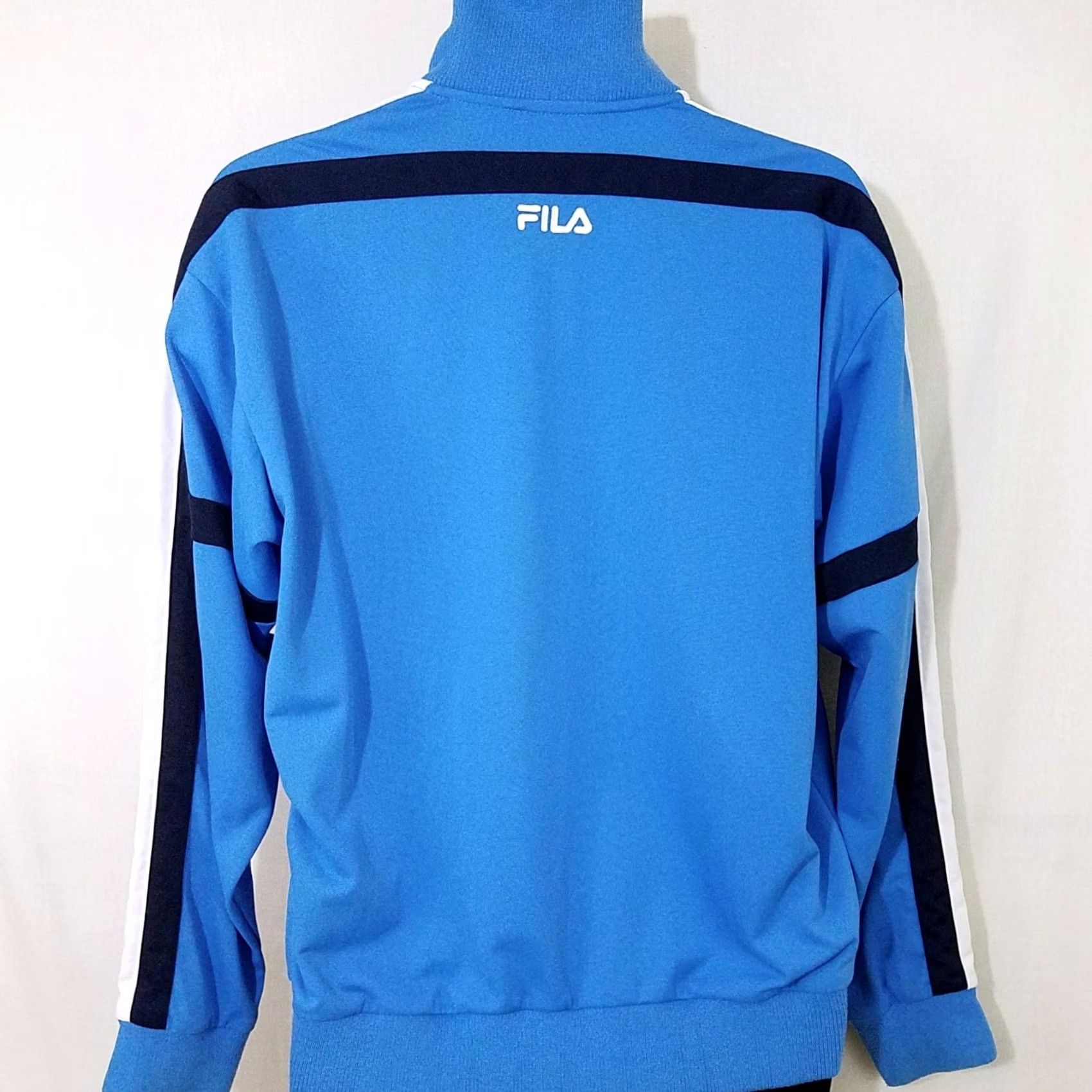 Fila FILA Mens Track Jacket Pacific Life Open Tennis Full Zip Warm Up Blue Size Large Size US L / EU 52-54 / 3 - 3 Thumbnail