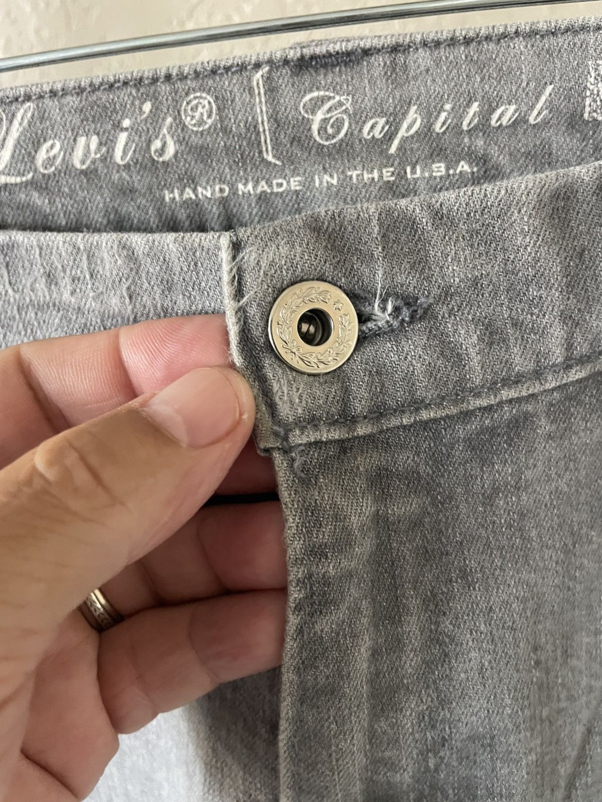 Levi's Made & Crafted Capital E Matchstick Slim Straight jeans Size US 36 / EU 52 - 5 Thumbnail