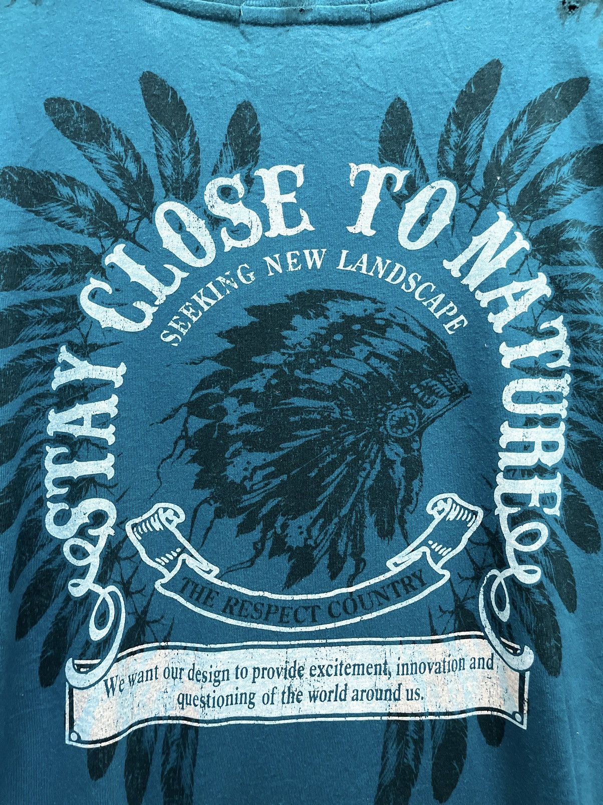Affliction Affliction blue tee Size US L / EU 52-54 / 3 - 2 Thumbnail
