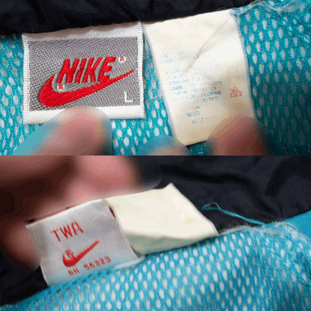 Nike 90S Swoosh Logo Nylon Jacket Size US L / EU 52-54 / 3 - 9 Thumbnail