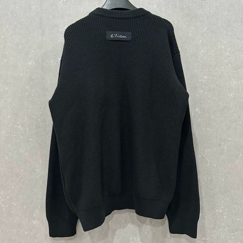 Louis Vuitton Louis Vuitton Black doll knit sweater Size US L / EU 52-54 / 3 - 2 Thumbnail
