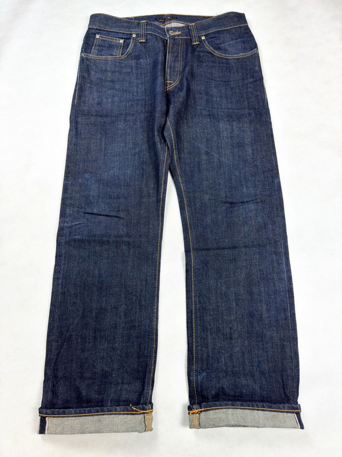 Nudie Jeans Nudie Jeans Straight Sven straight fit selvedge jeans 34x32 Size US 34 / EU 50 - 5 Thumbnail