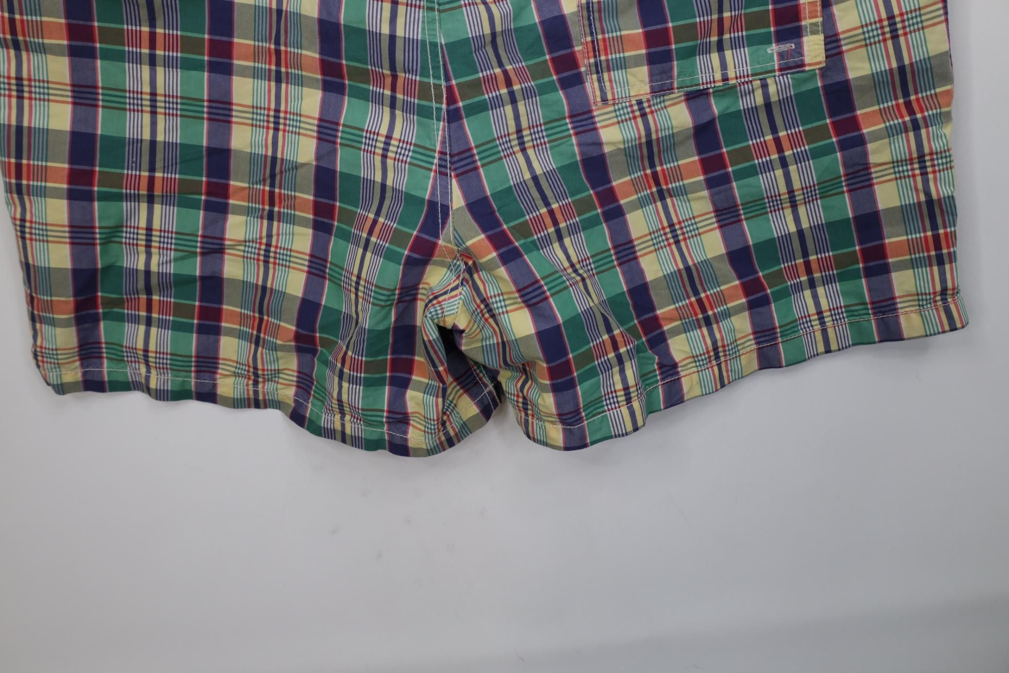 Polo Ralph Lauren Vintage 90s Y2K Ralph Lauren Madras Lined Shorts Swim Trunk Size US 34 / EU 50 - 14 Thumbnail