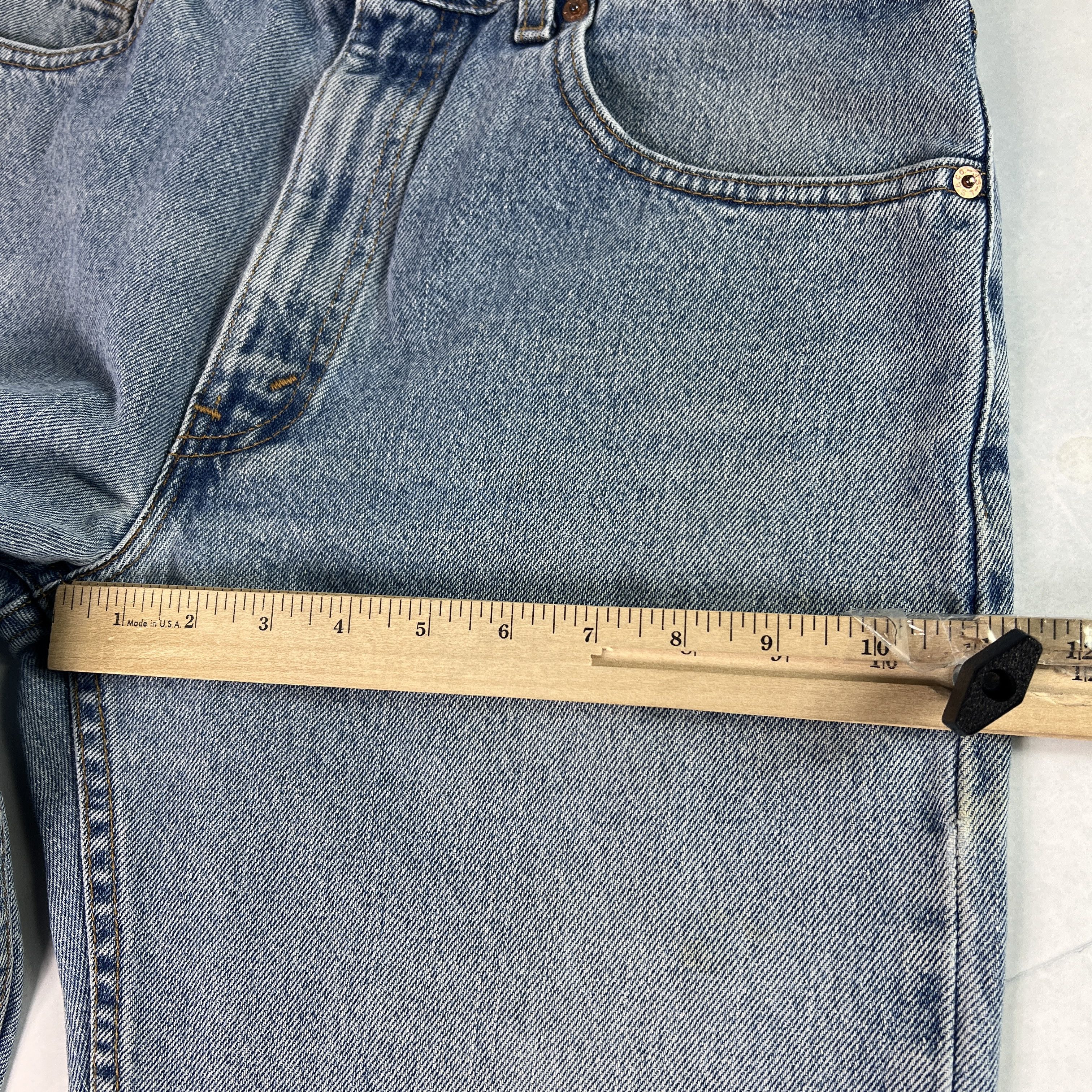 Levi's Y2K Levi's Jeans 505 Straight Blue Faded Distressed Denim Size US 31 - 23 Thumbnail