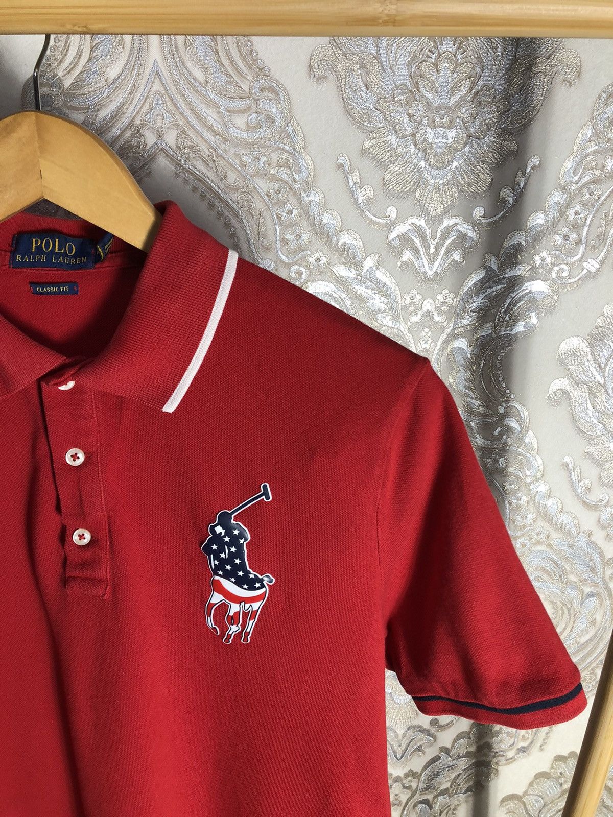 Polo Ralph Lauren × Vintage VERY RARE POLO RALPH LAUREN USA FLAG DESIGNER LUXURY Y2K 90s Size US M / EU 48-50 / 2 - 3 Thumbnail