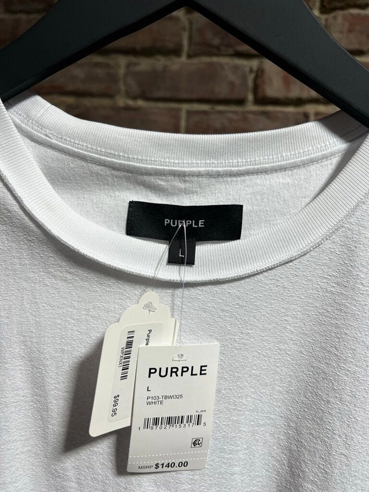 Purple Brand Purple Sleeveless Tee Sz. L Size US L / EU 52-54 / 3 - 3 Thumbnail