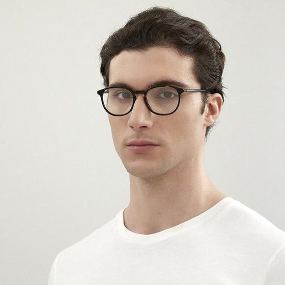 Gucci Gucci GG0551O 020 Eyeglasses Transparent Light Brown 55mm Size ONE SIZE - 3 Thumbnail