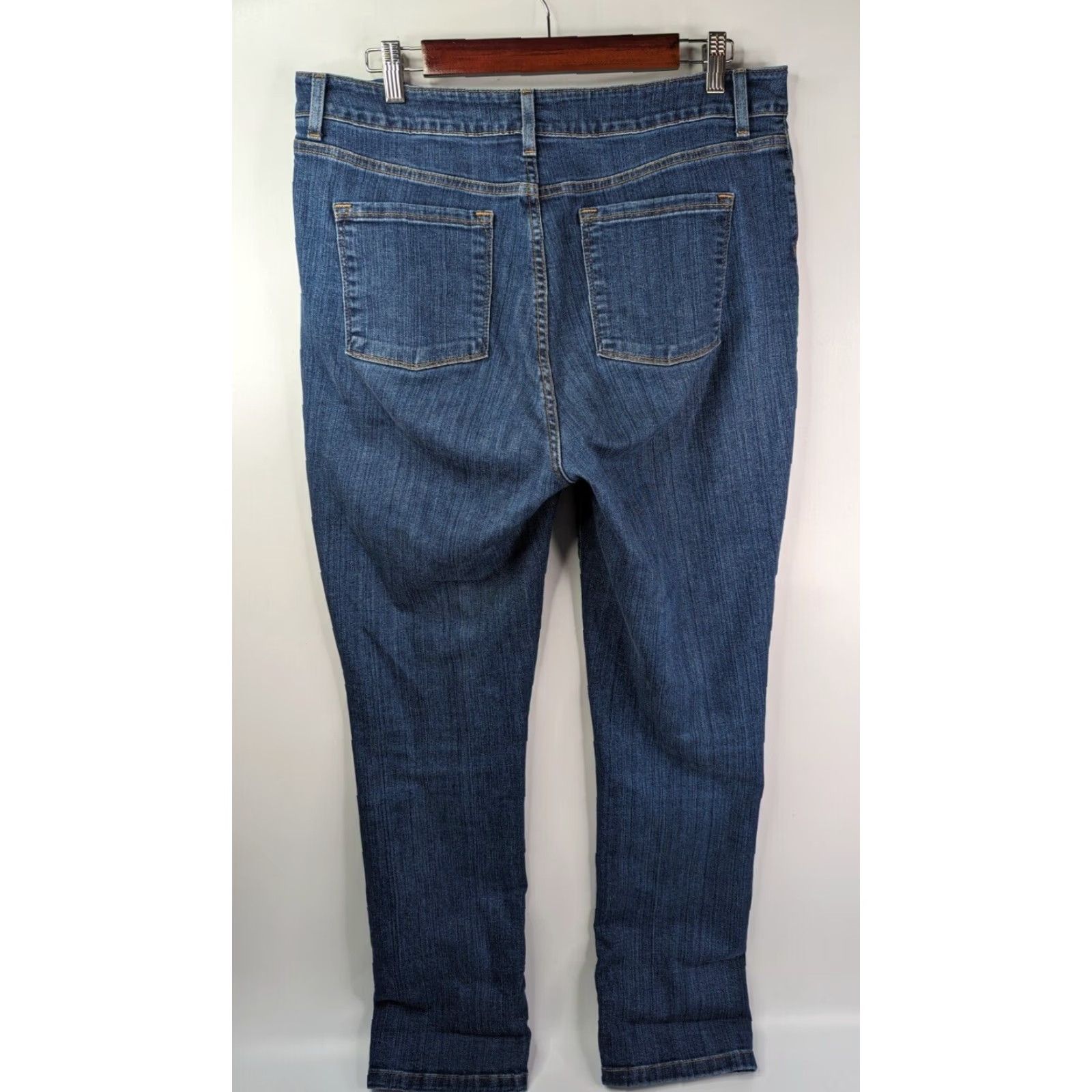Vintage LL Bean Classic Fit Women's Size 14 M/T Jeans True Shape Slim Leg 284078 Size 36" / US 14 / IT 50 - 4 Thumbnail