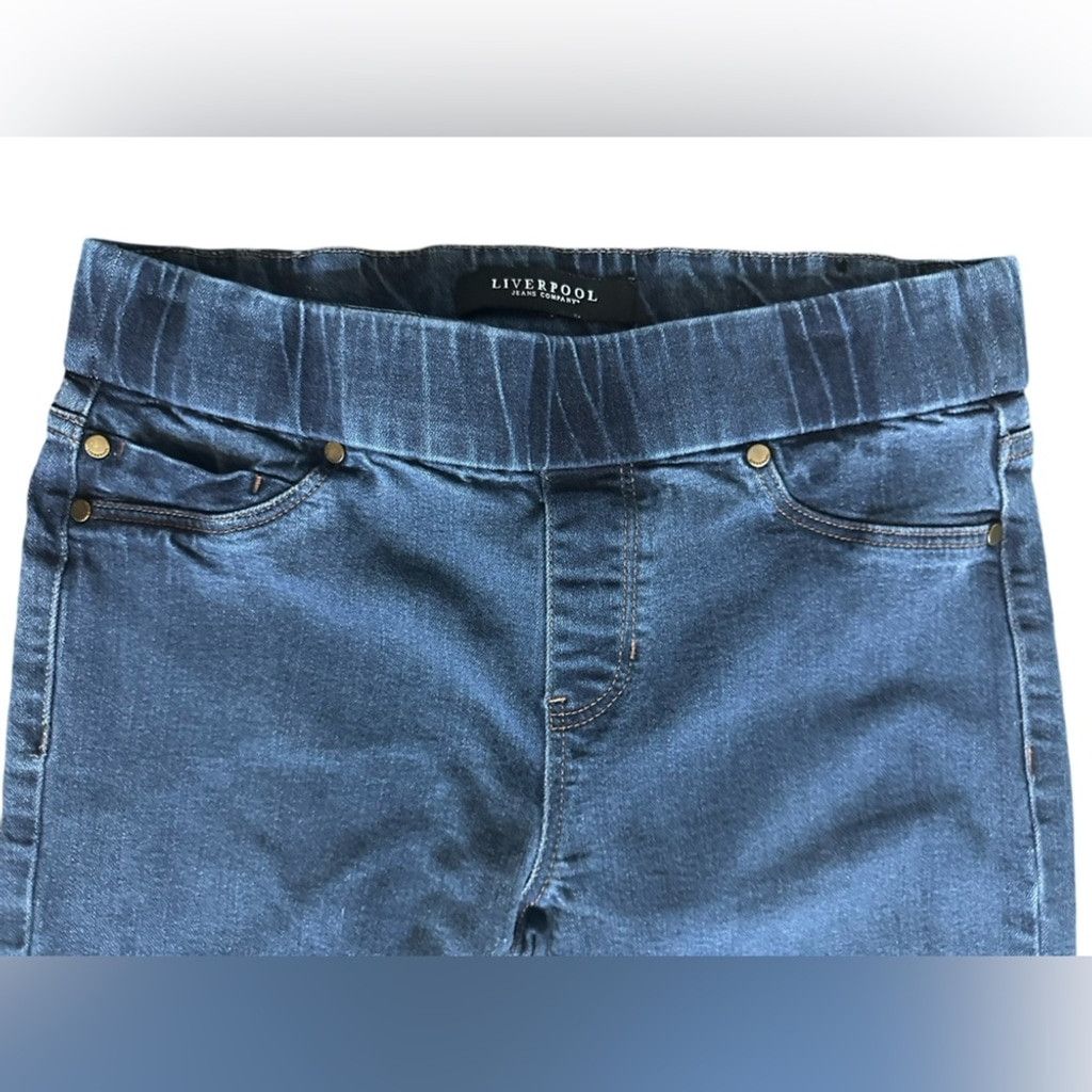 Other LIVERPOOL Jeans Co. Blue Denim Jeggings Women’s Size 6. Size 28" / US 6 / IT 42 - 4 Thumbnail