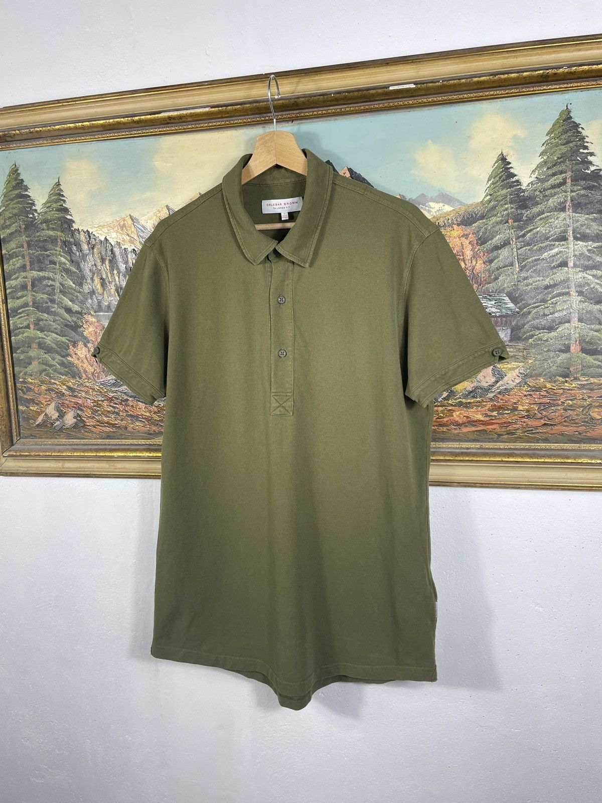 Designer × Orlebar Brown Green Polo Orlebar Brown T shirt Size US XL / EU 56 / 4 - 2 Thumbnail