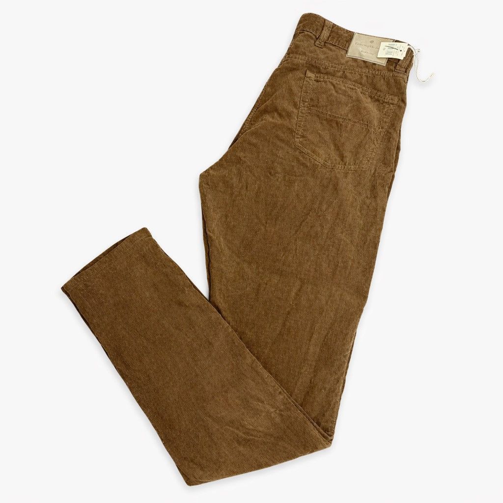 Ermenegildo Zegna Ermenegildo Zegna Brown Corduroy 5-Pocket Pants Italy Sz 38 Size US 38 / EU 54 - 2 Thumbnail
