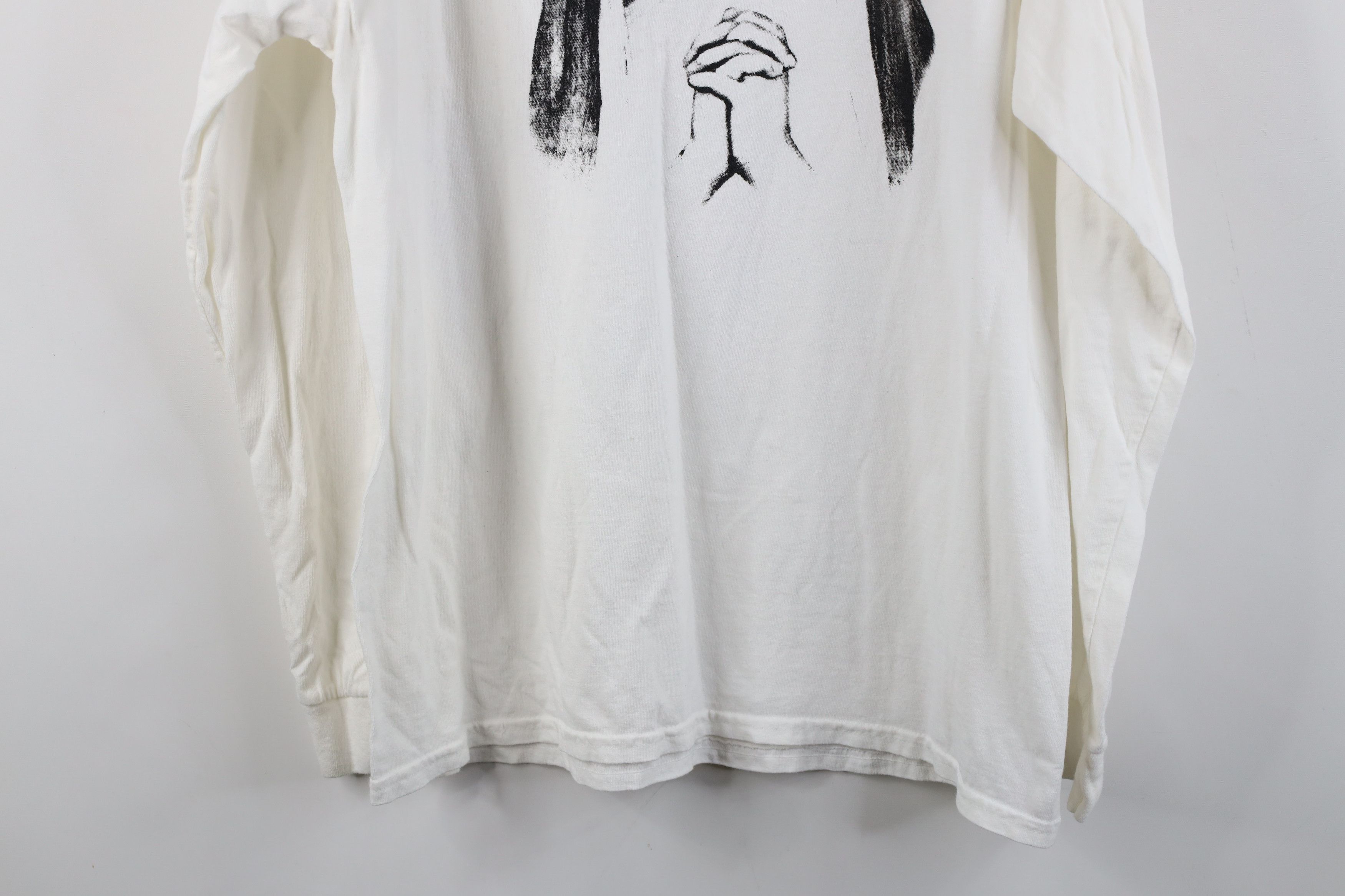 Vintage Vintage Y2K Streetwear Bull*hit Acid Nun Long Sleeve T-Shirt Size US L / EU 52-54 / 3 - 14 Thumbnail
