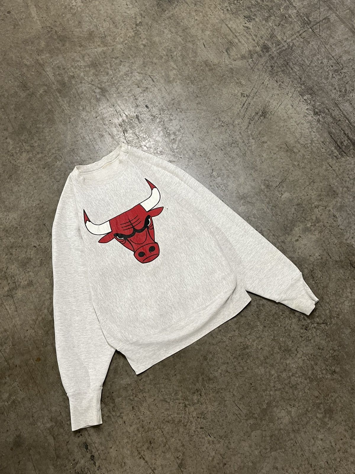 Chicago bulls vintage 90s heavy weight boxy fit crewneck
