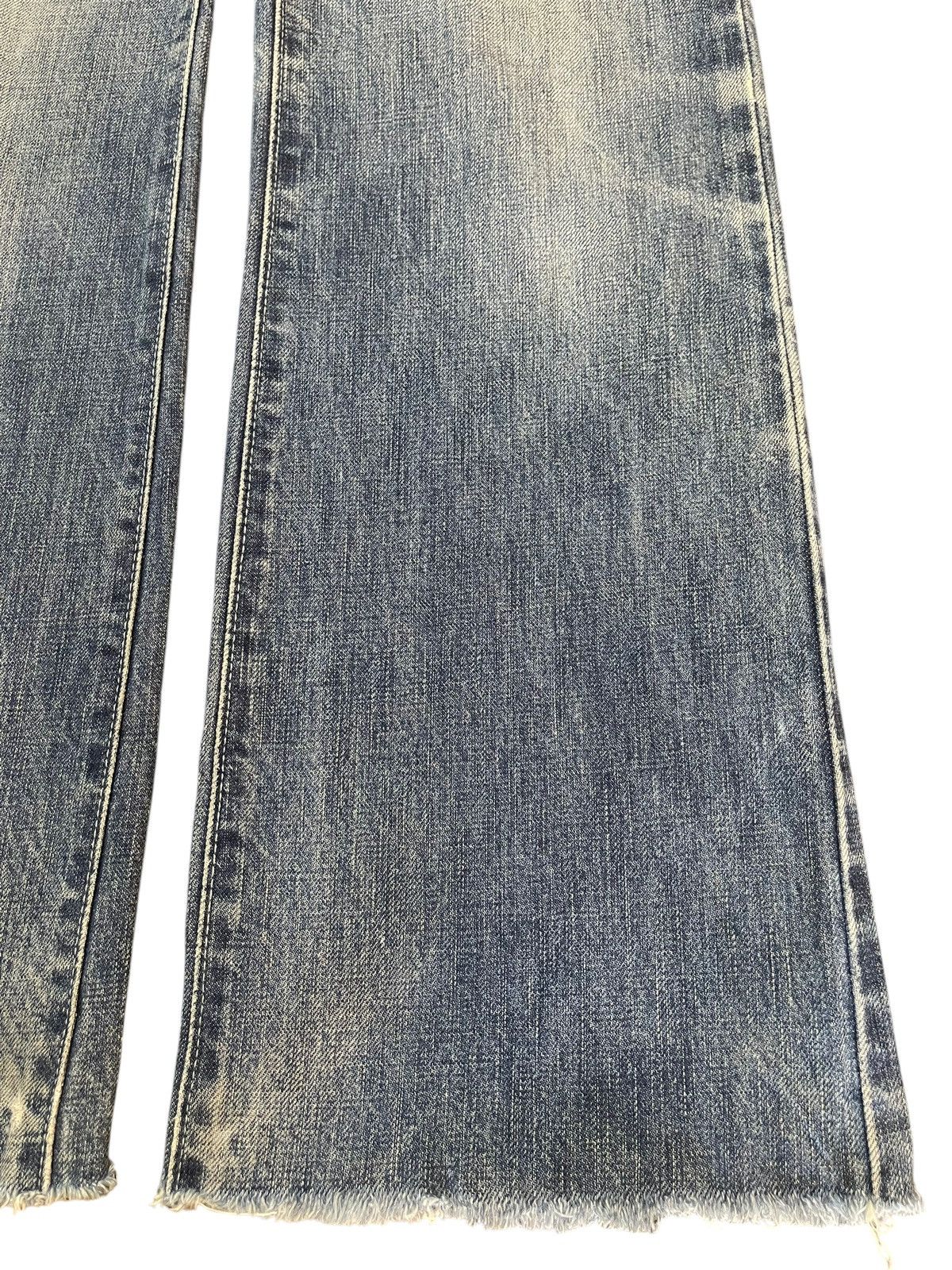 If Six Was Nine Vintage Japanese Brand Blue Faded Wash Style Flare Jeans Size US 29 - 8 Thumbnail