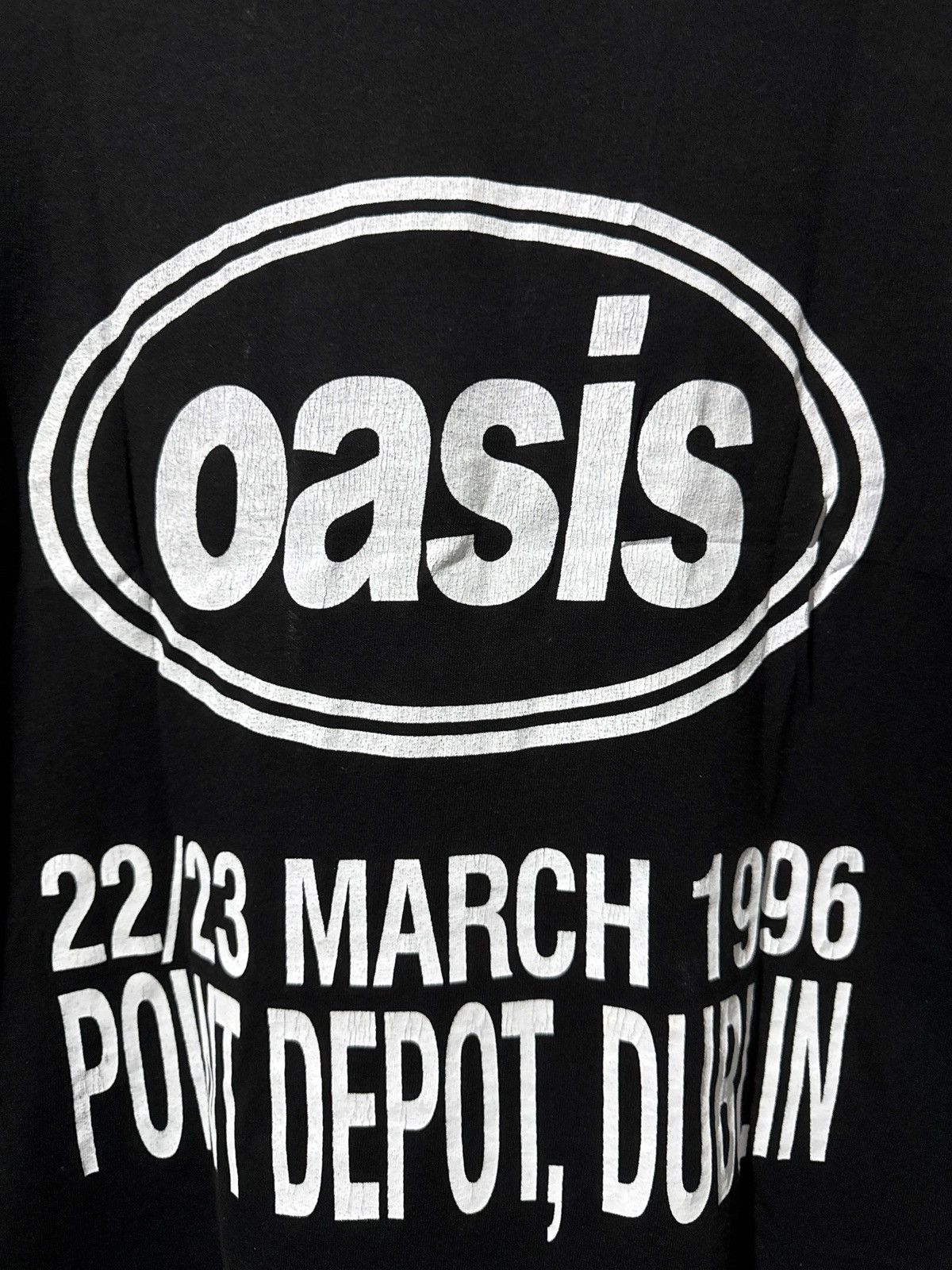 Band Tees Oasis Eorupe Dublin Tour 96 Vintage Noel Gallagher Size US XL / EU 56 / 4 - 9 Thumbnail