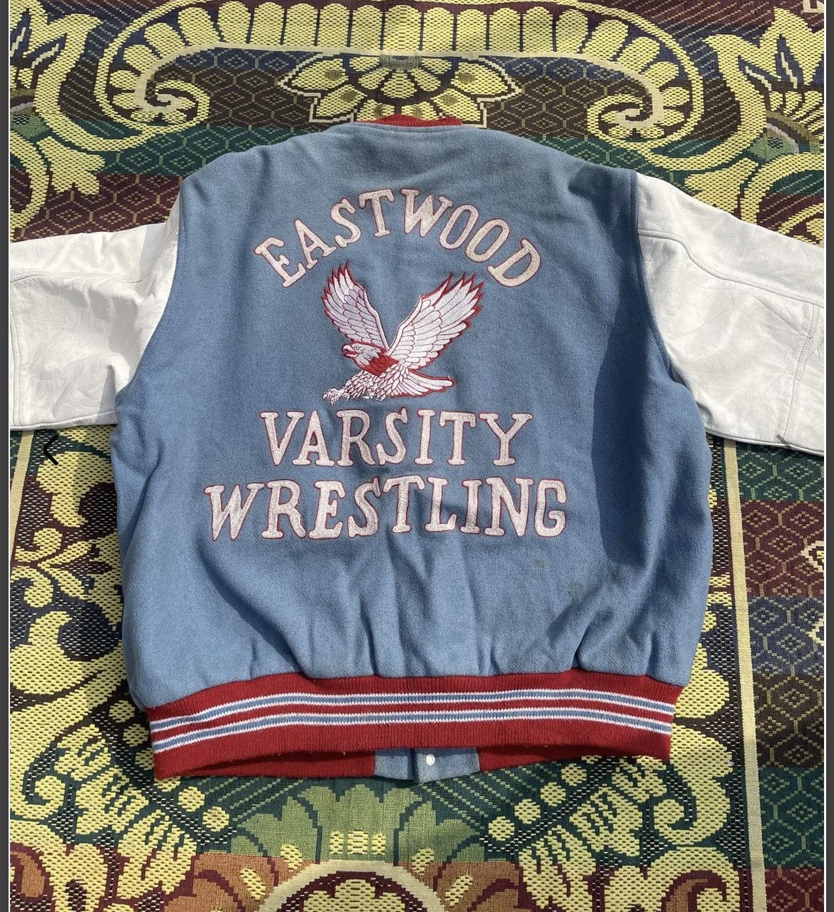 Other Vintage Varsity Wrestling Jacket Size US XL / EU 56 / 4 - 11 Thumbnail