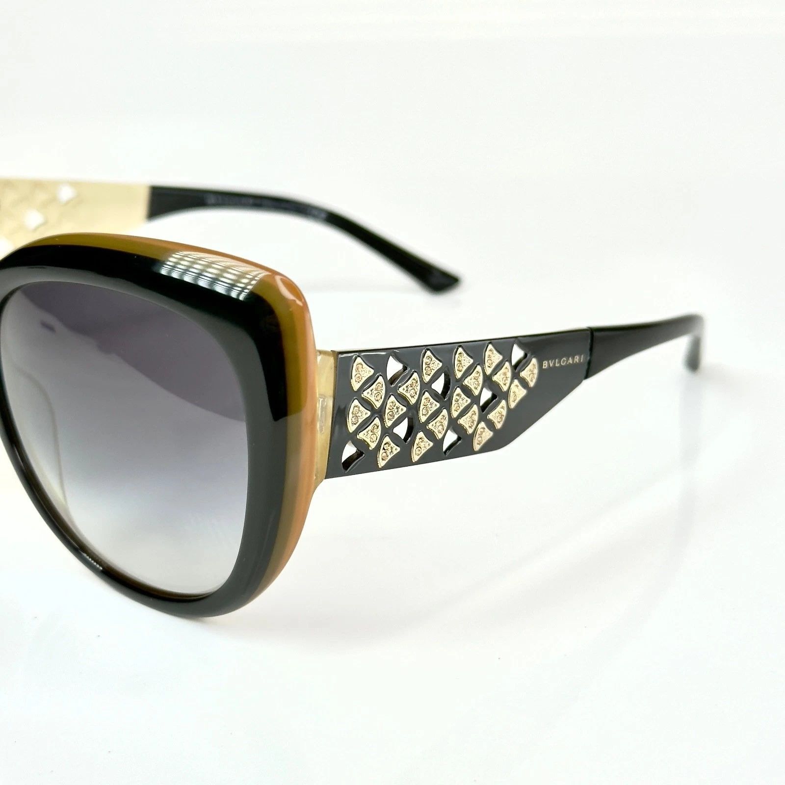 Bvlgari BULGARI BV8198B 8198 DIVAS DREAM TRILAYER Black Sunglasses Size ONE SIZE - 2 Thumbnail