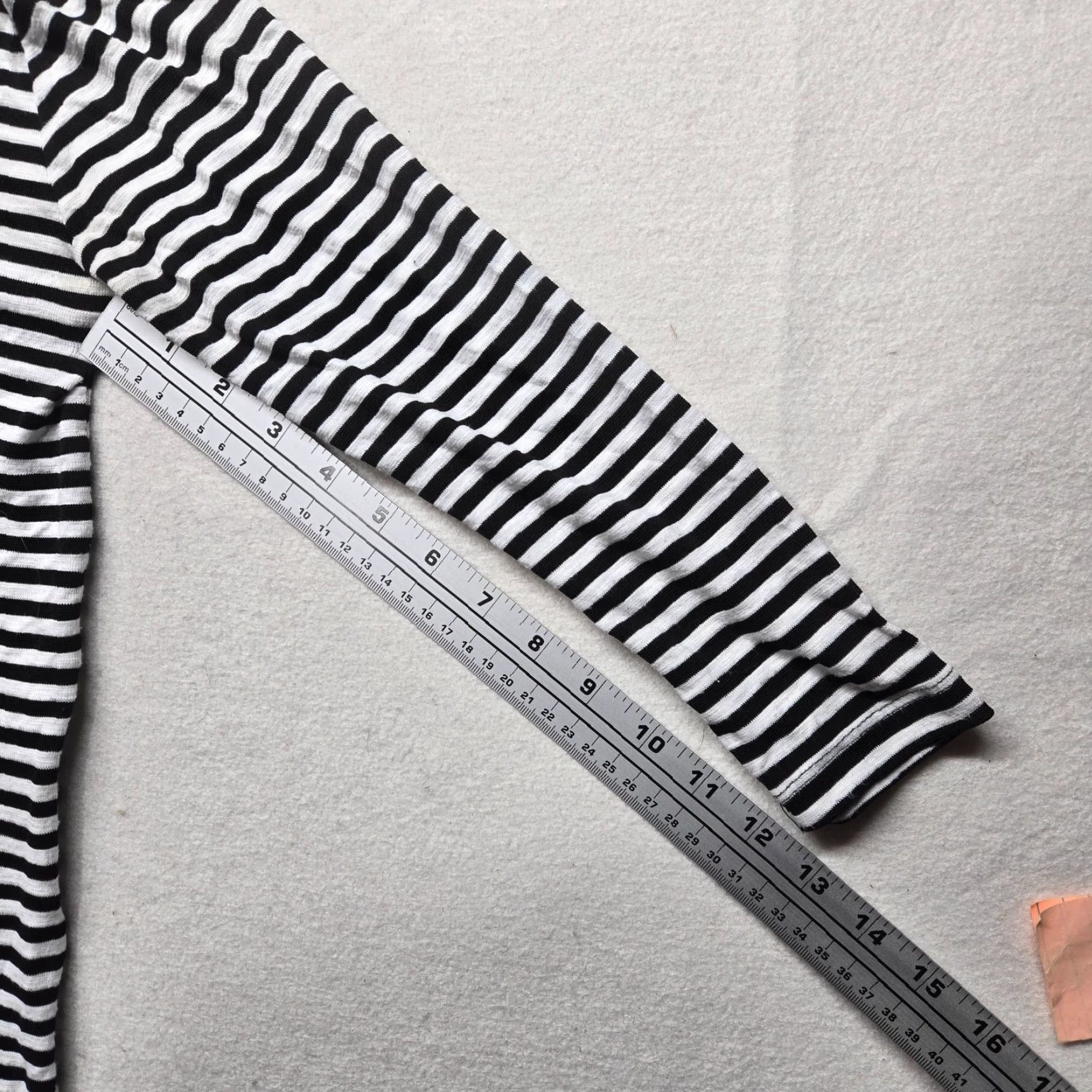Old Navy Old Navy Shirt Tunic 3/4 Sleeve XS Womens Black White Striped Multicolor Colorful Casual Spring Summer Fall Size XS / US 0-2 / IT 36-38 - 4 Thumbnail