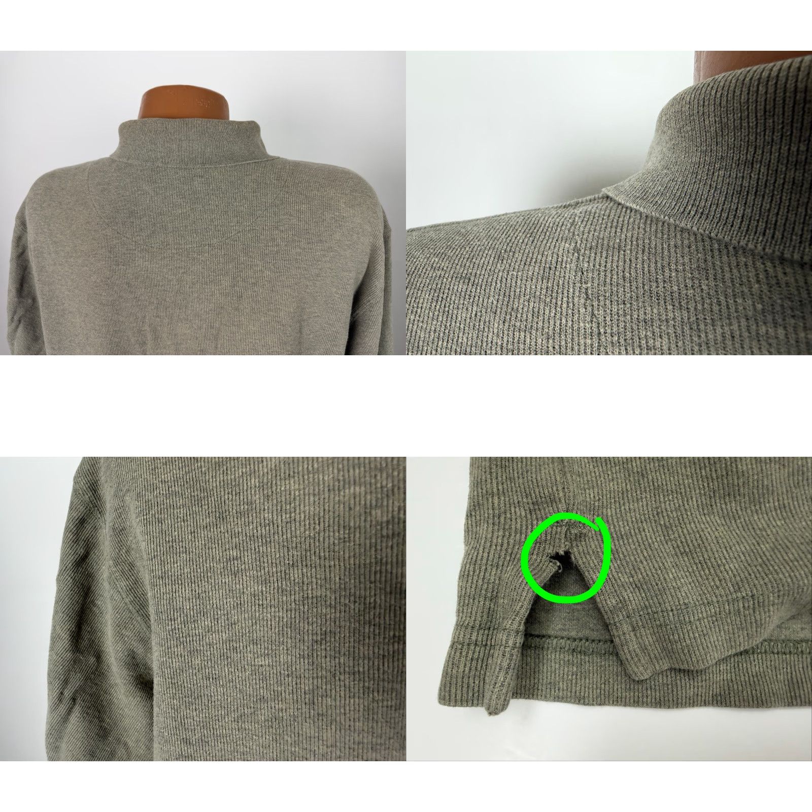 Vintage VINTAGE Natural Issue Polo Shirt Men XL Oversized Heavyweight Beige 90s Hipster Preppy Sports 90s Mens XL Beige Polo Shirt Size US XL / EU 56 / 4 - 8 Thumbnail