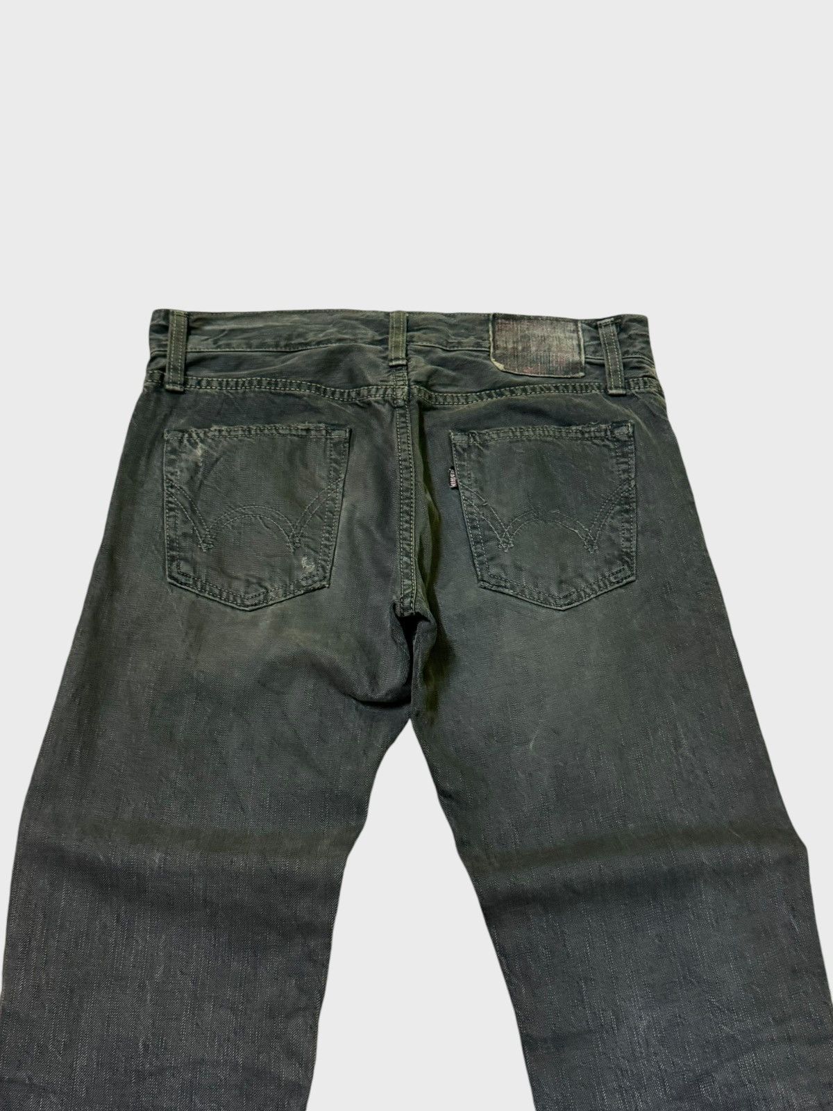 Edwin × Hysteric Glamour Vintage Edwin 502 Studs Skull Distressed Denim Size US 30 / EU 46 - 12 Thumbnail