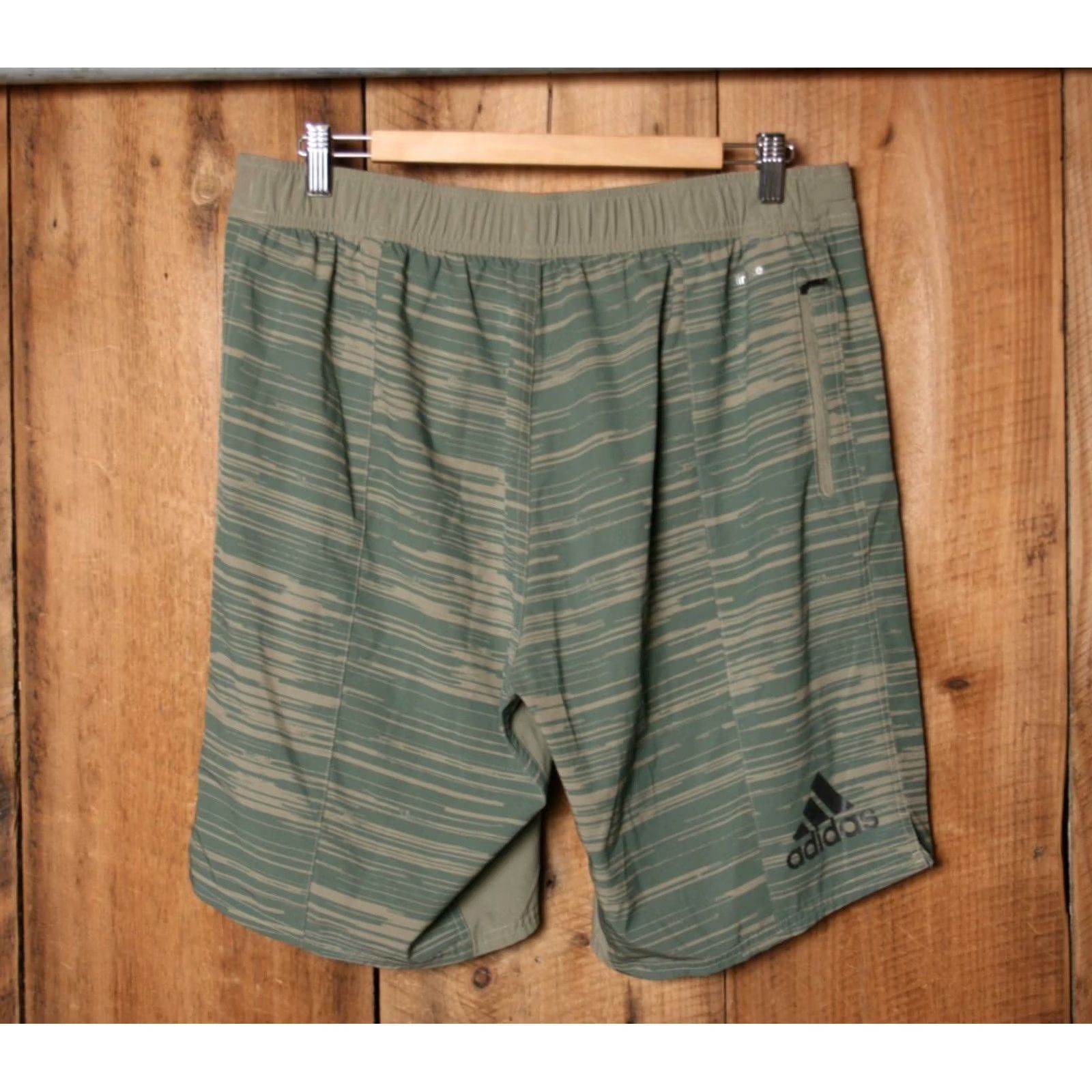 Adidas adidas Power GFX 2 Trace Cargo Camo Training Shorts Men's L Olive Green Athletic Casual Activewear Mens Size US 33 - 2 Thumbnail
