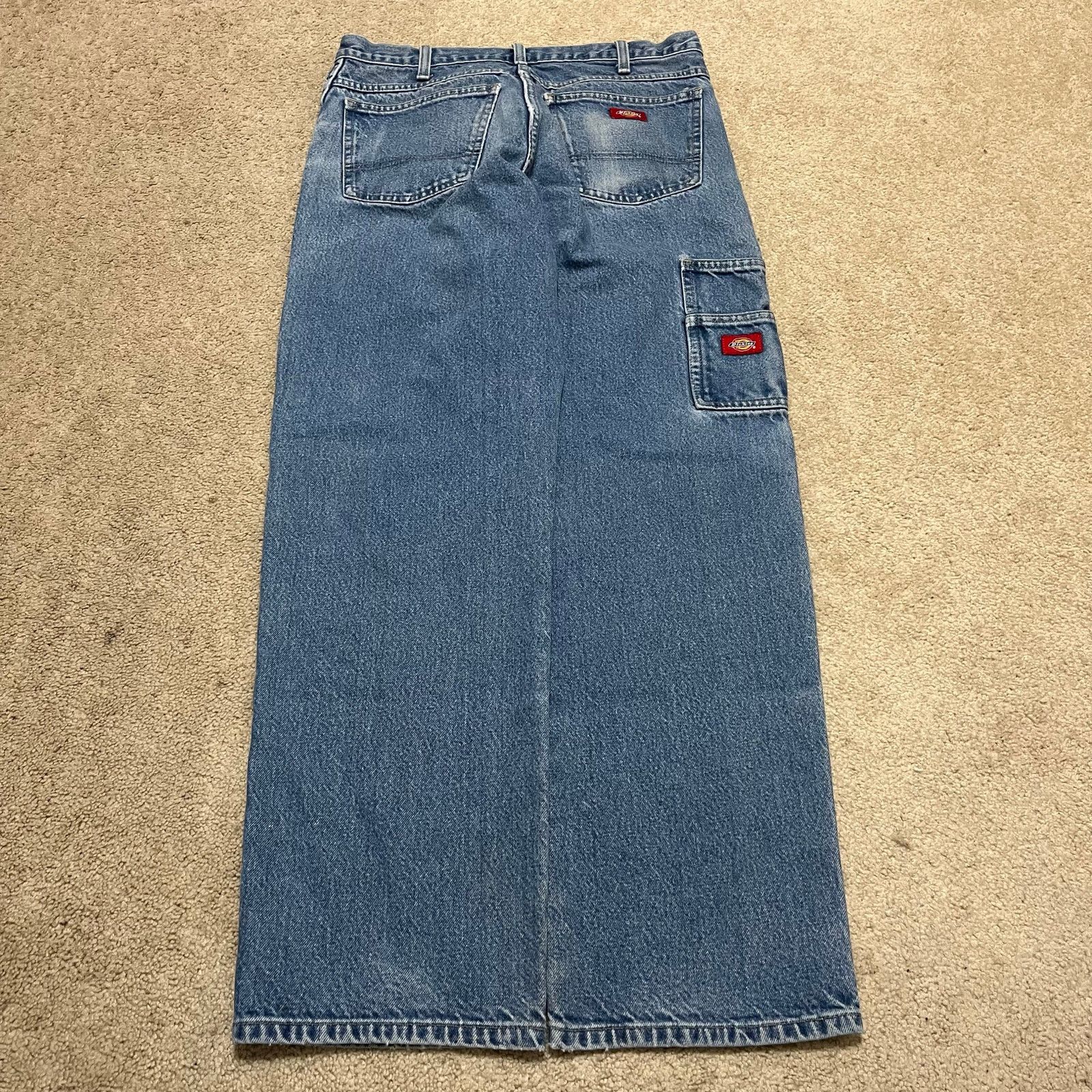 Dickies Vintage Dickies Double Knee Carpenter Blue Jeans 32Wx31L Size US 32 / EU 48 - 2 Thumbnail