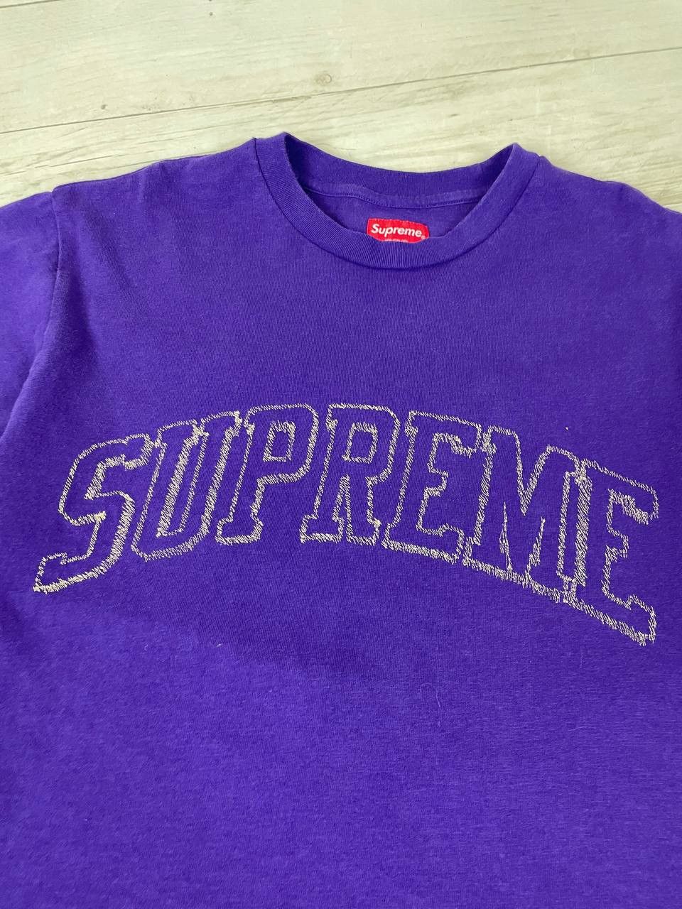 Supreme Supreme Sketch Embroidered Big Logo T Shirt Size US M / EU 48-50 / 2 - 7 Thumbnail