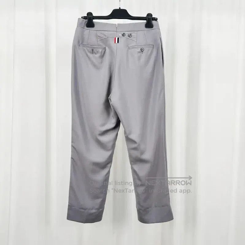 Thom Browne Thom Browne Gray Wool Blend Casual Pants . Size US 27 - 2 Thumbnail