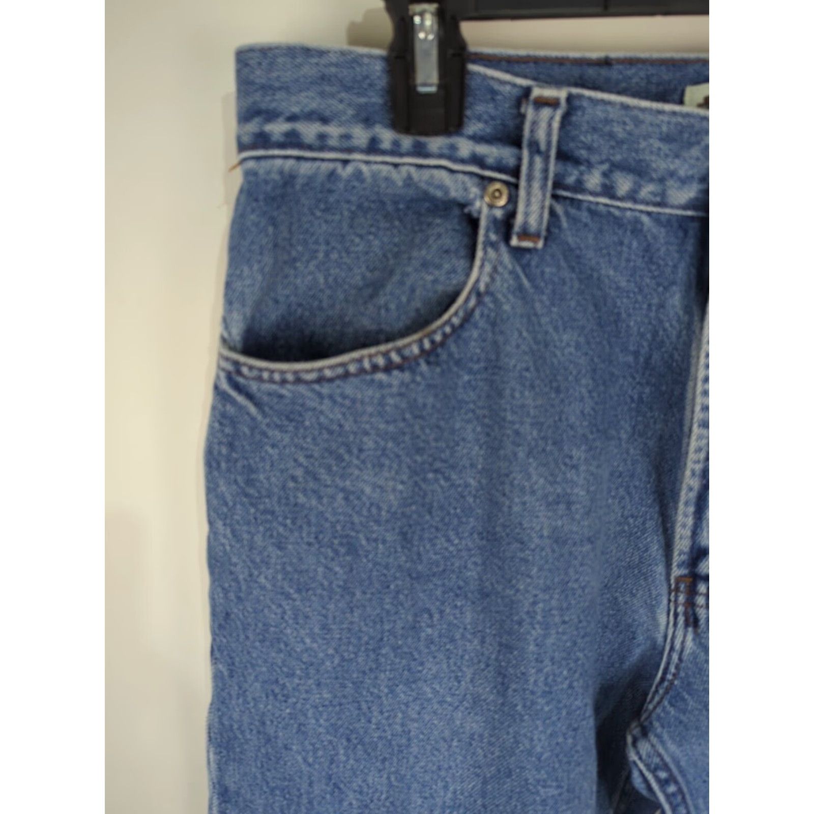 Harley Davidson VINTAGE Harley-Davidson Jeans Men's 34x34 Blue Straight Leg Medium Wash Denim Size US 34 / EU 50 - 5 Thumbnail