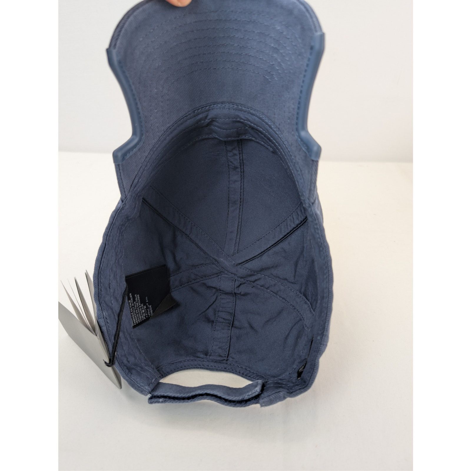 Balenciaga o1rshd1 Q:2 / Size: L / 3B Stencil Baseball Cap / Hat Blue Size ONE SIZE - 7 Thumbnail