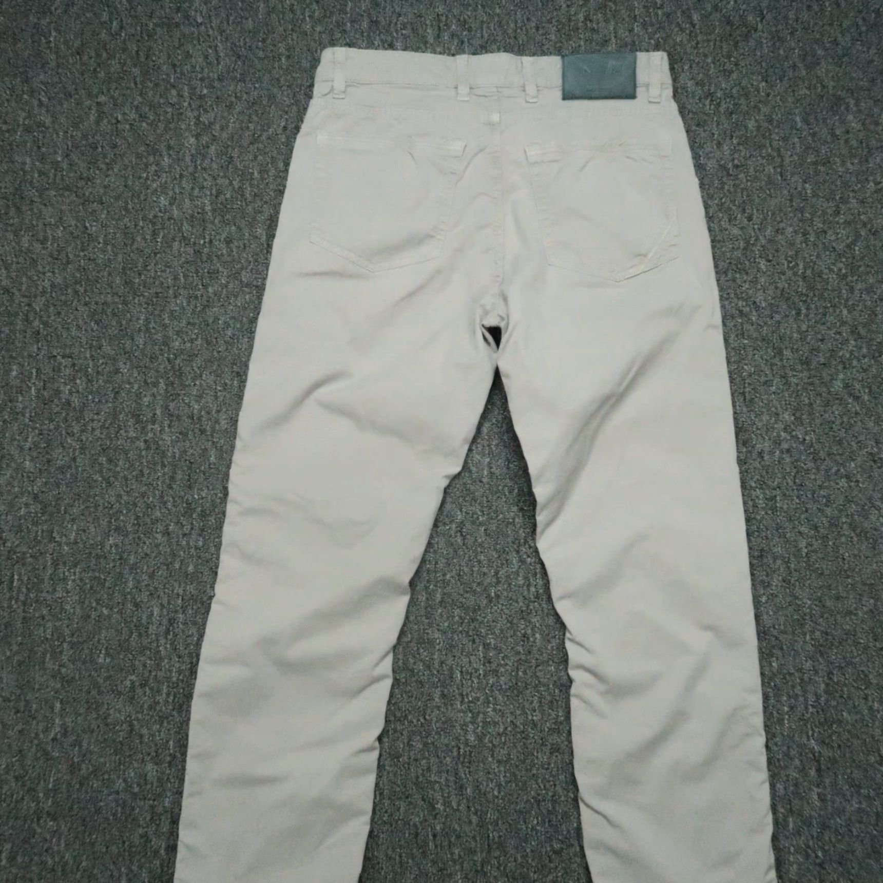 Vintage Teleria Zed Pants Men 30x26 Gray 5 Pocket Trouser Indigozed Cobra 19 Italy - 5-Pocket | Chino | Gray | Men’s Pants Size US 30 / EU 46 - 6 Thumbnail