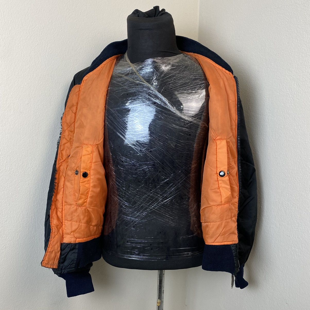 Vintage Jacket Fly Intermediate Vintage 90s MA 1 Fly Bomber