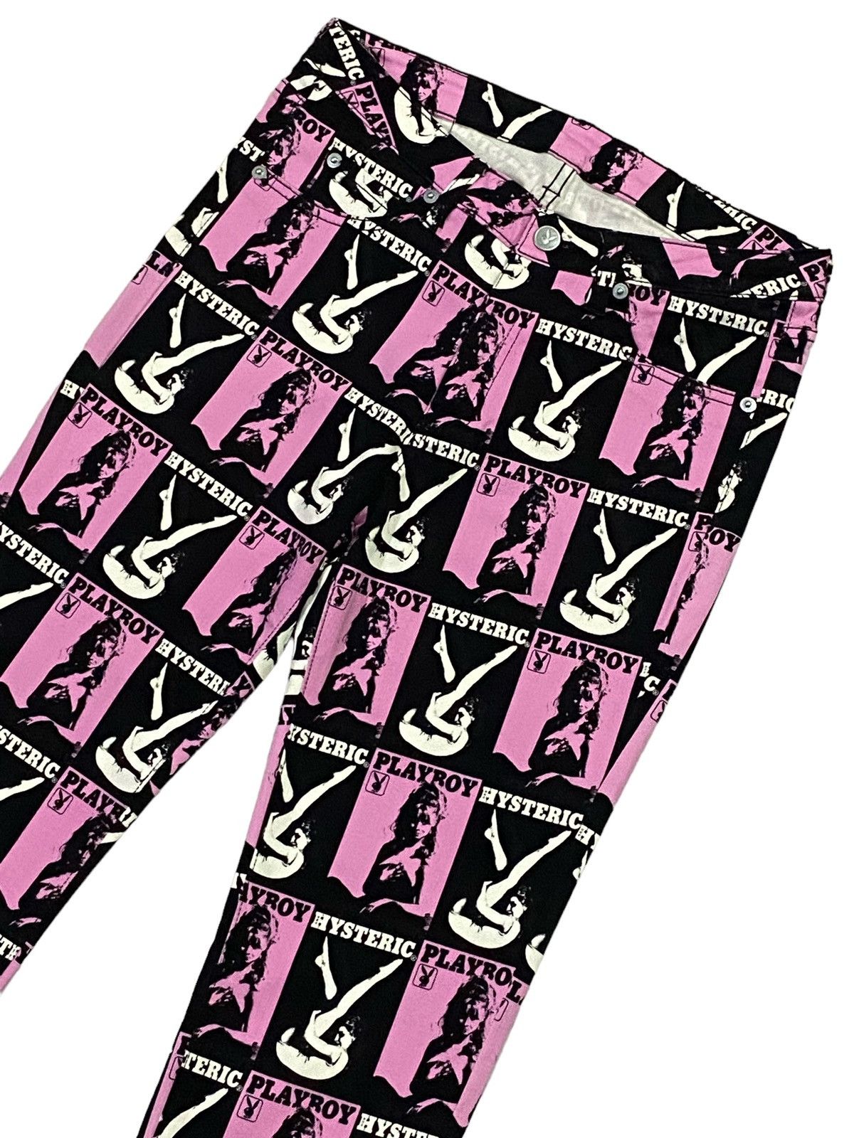 Hysteric Glamour Hysteric Glamour X Play Boy Full Print Stretch Jeans Size 28" / US 6 / IT 42 - 18 Thumbnail