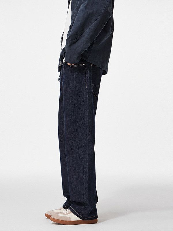 Japanese Brand American men's straight leg wide-leg high-street jeans Size US 32 / EU 48 - 3 Thumbnail