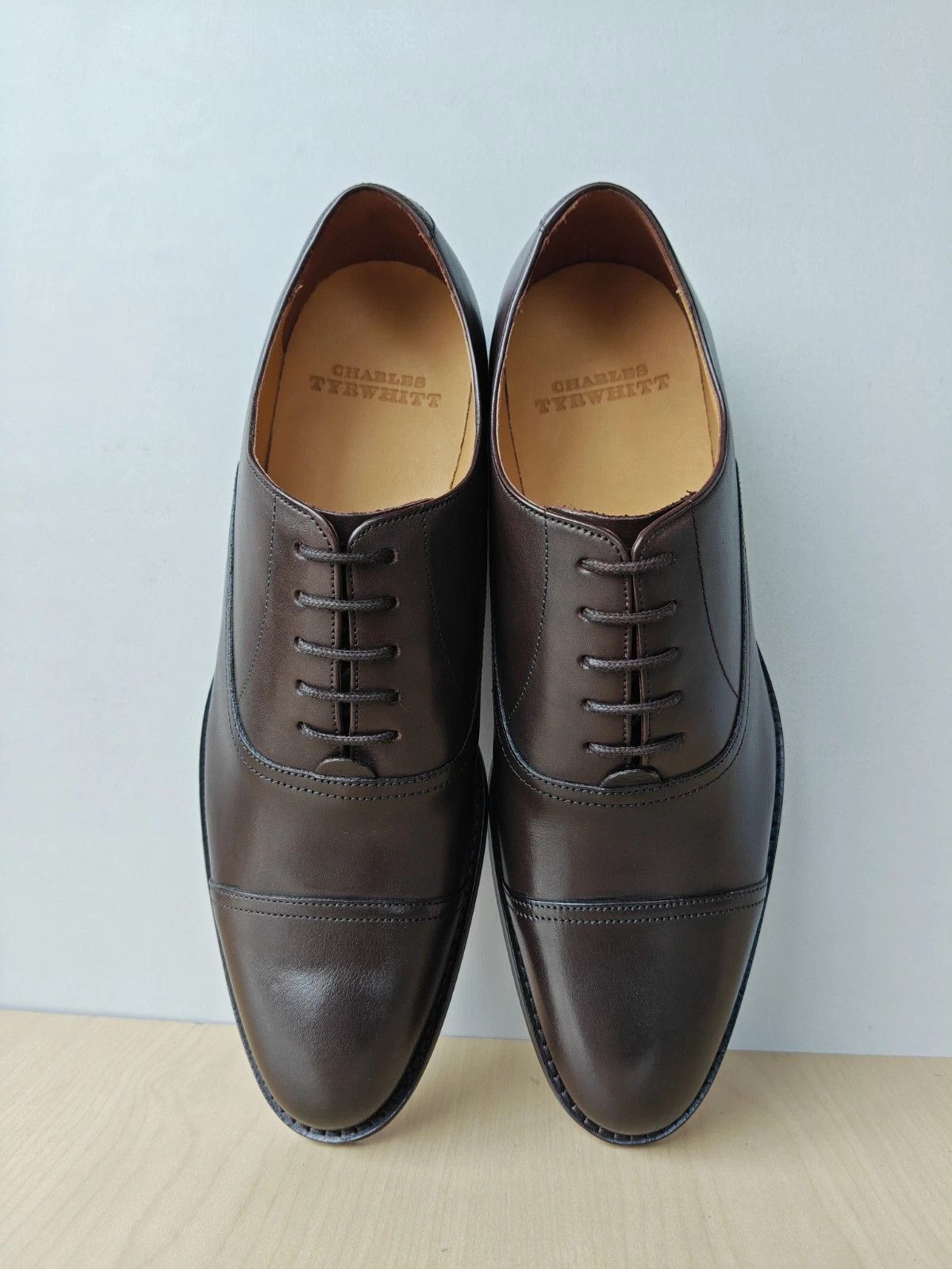 Charles Tyrwhitt Charles Tyrwhitt Men’s Dress Oxford Shoes T / 0031 Size US 9 / EU 42 - 4 Thumbnail