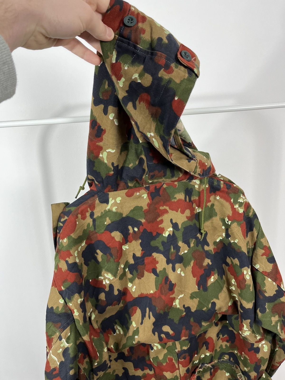 Vintage Vintage Military Camo Jacket Size US XL / EU 56 / 4 - 17 Thumbnail