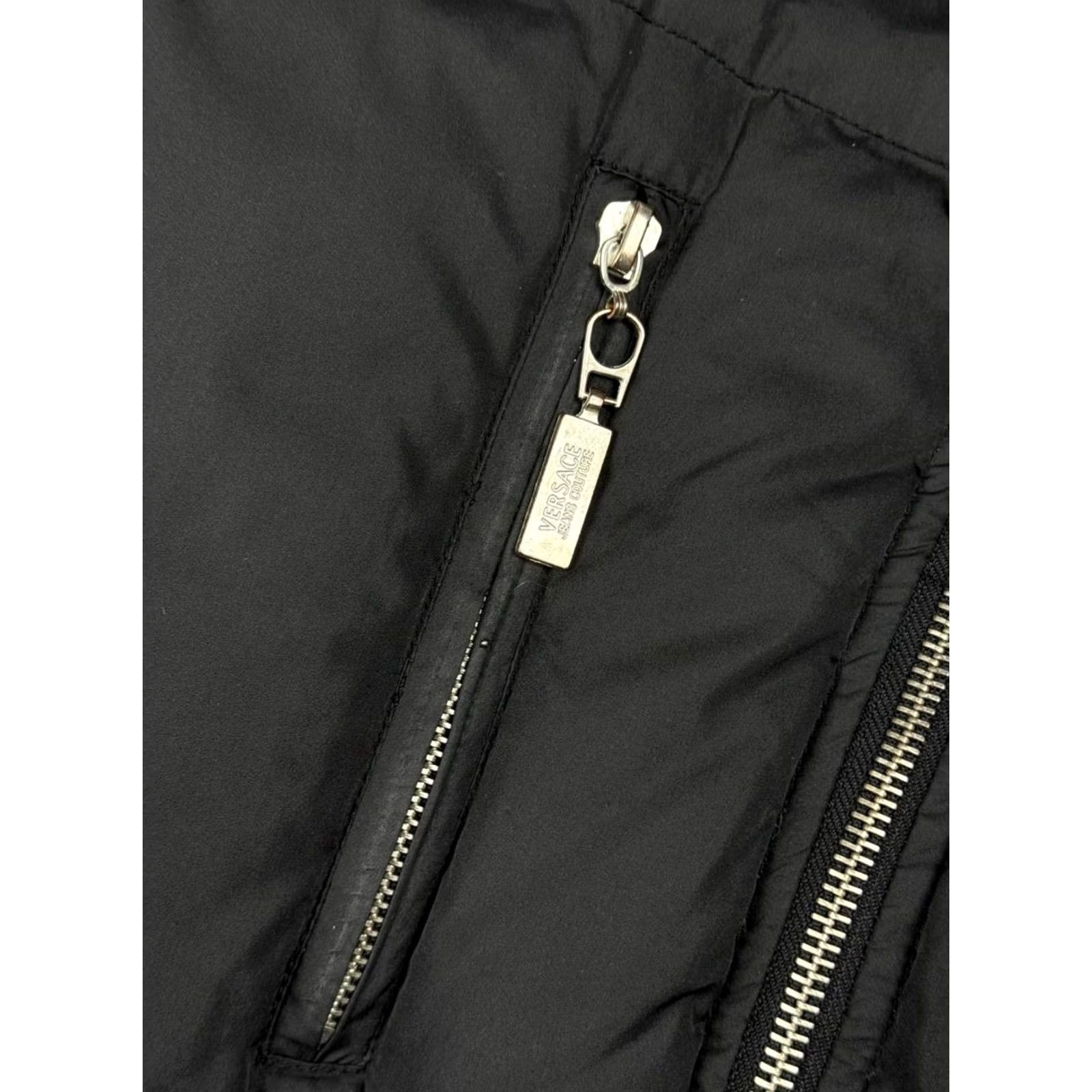 Versace VINTAGE Versace Jenas Couture Puffer Down Bomber Jacket Fur Collar Men Size L Black Y2K Jacket Bomber Men Size US L / EU 52-54 / 3 - 6 Thumbnail