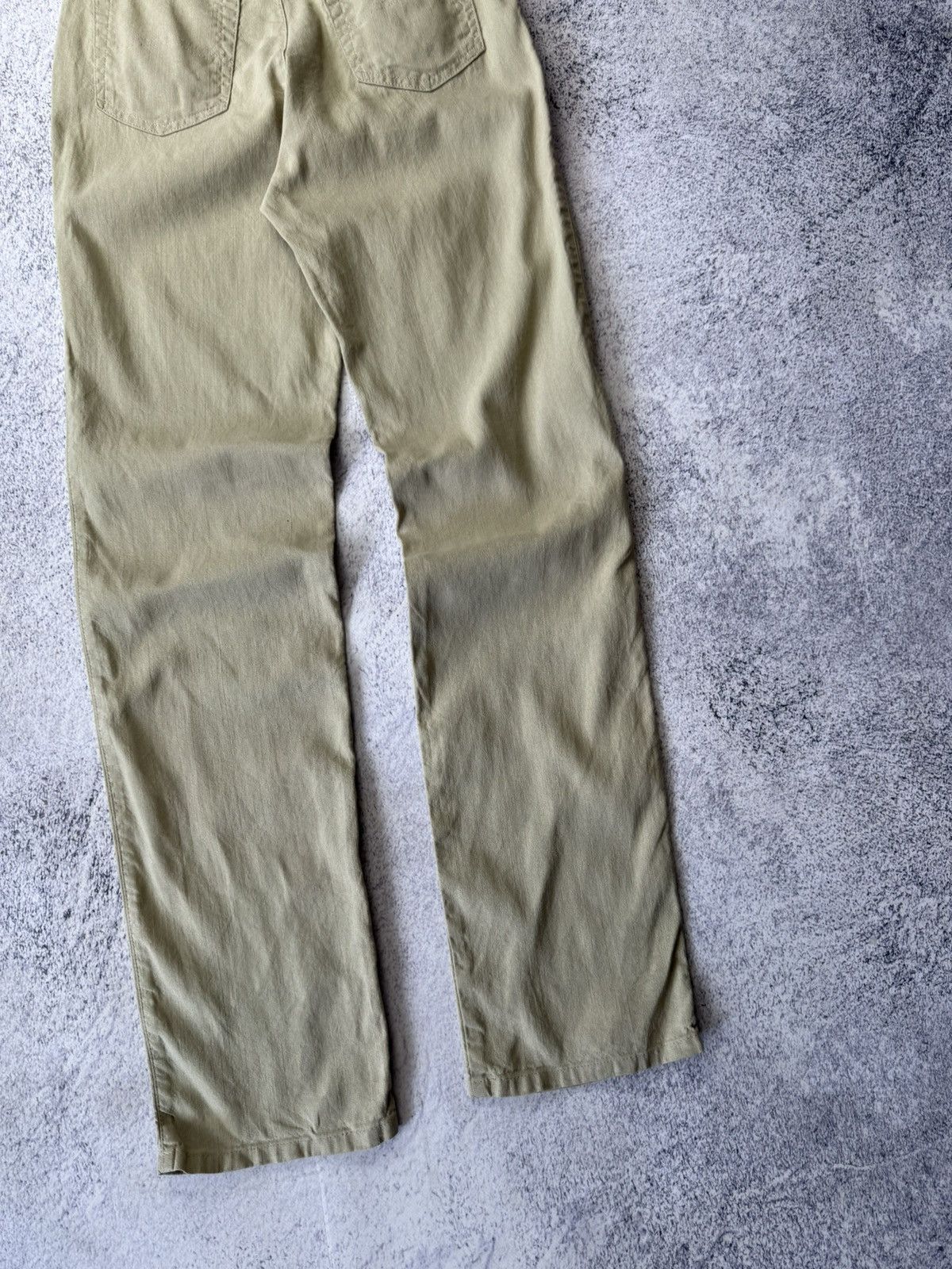 Armani Vintage Armani Jeans Linen Pants Metal Logo Old Money Size US 32 / EU 48 - 8 Thumbnail