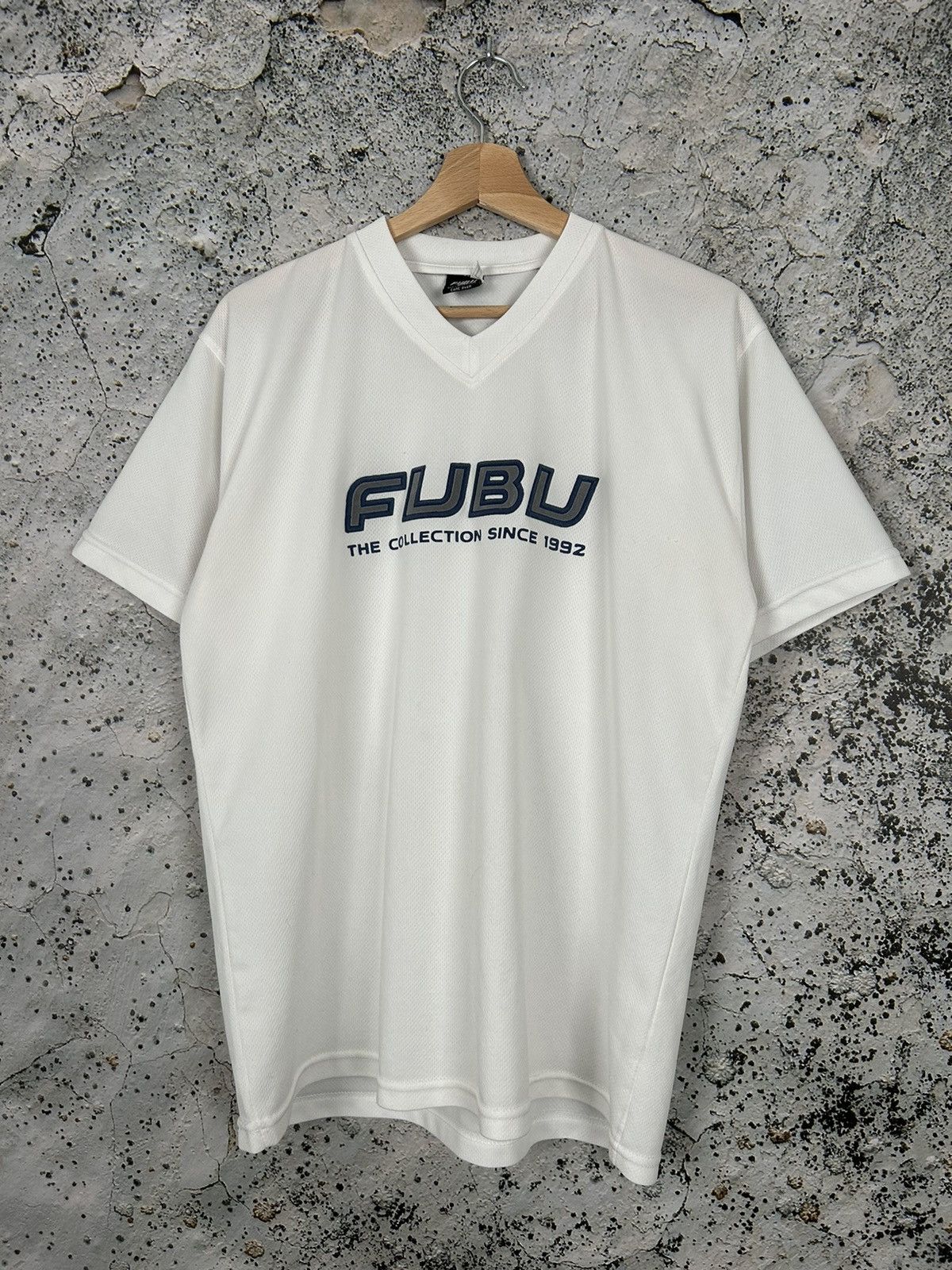 Fubu Vintage Fubu Spellout Jersey Rap USA Hype Streetwear Baggy Size US L / EU 52-54 / 3 - 1 Thumbnail