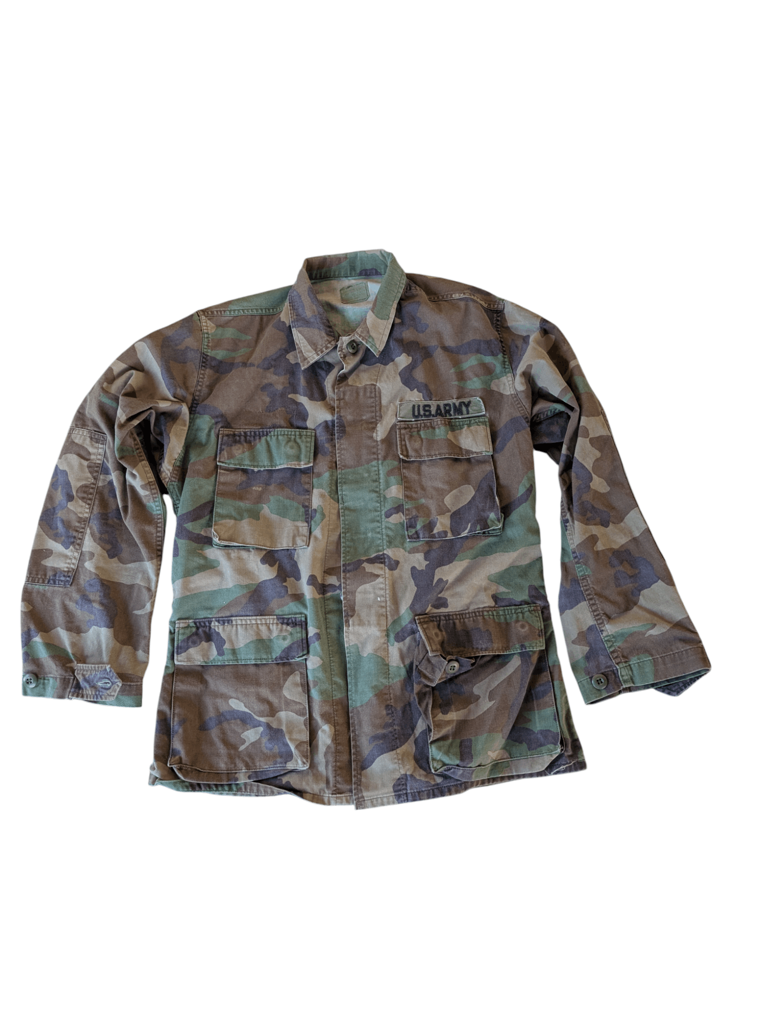 Vintage 80's Us Army Camo Woodland Jacket