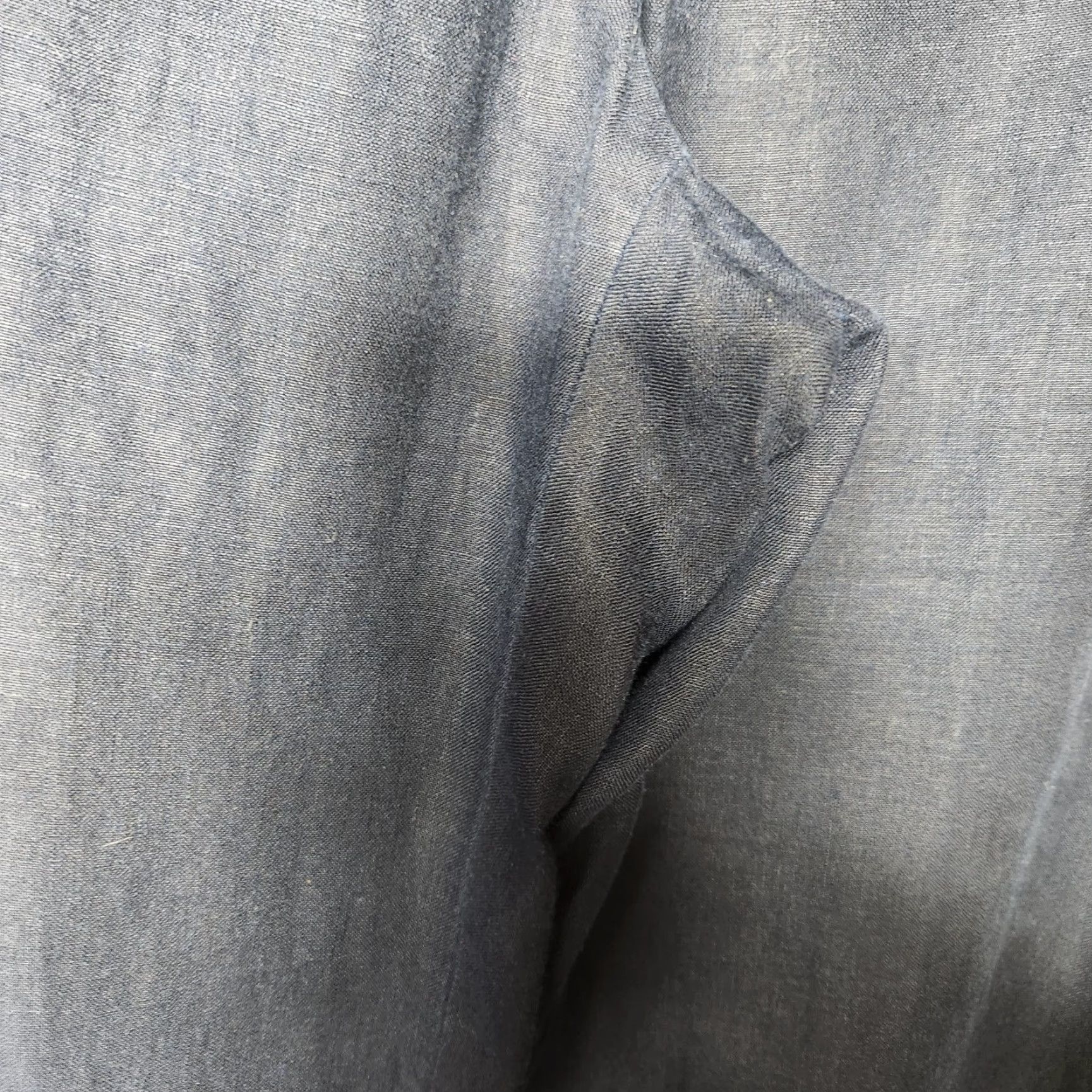 Ann Taylor Ann Taylor Loft Marisa 100% Linen Navy Mid Rise Wide Leg Pants Size 8 Size 30" / US 8 / IT 44 - 4 Thumbnail