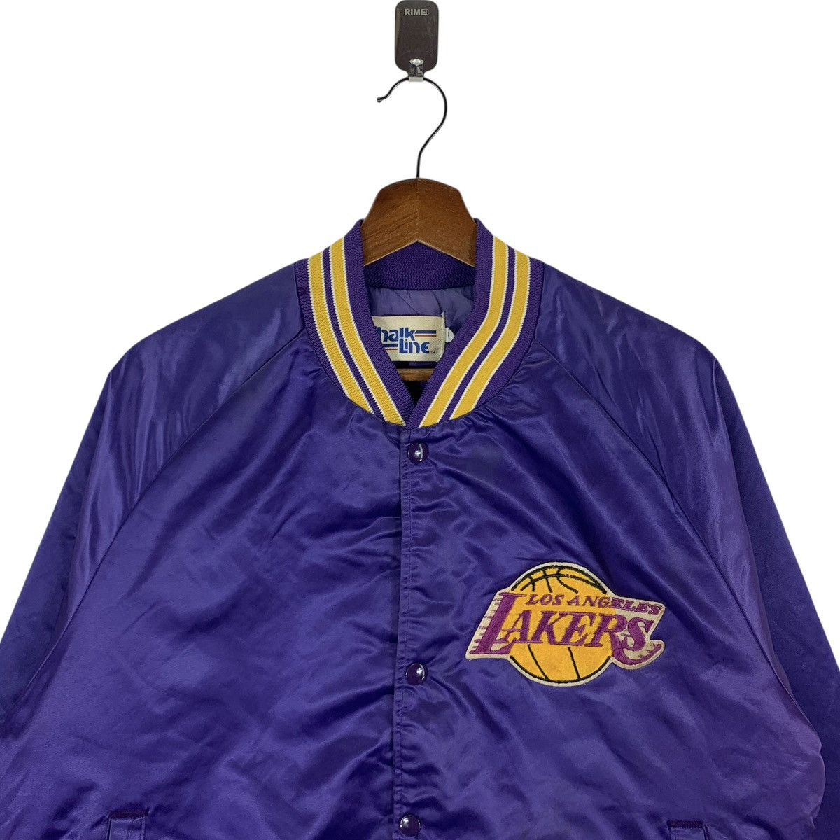 NBA VINTAGE LOS ANGELES LAKERS NBA VARSITY SATIN JACKET Size US M / EU 48-50 / 2 - 4 Thumbnail
