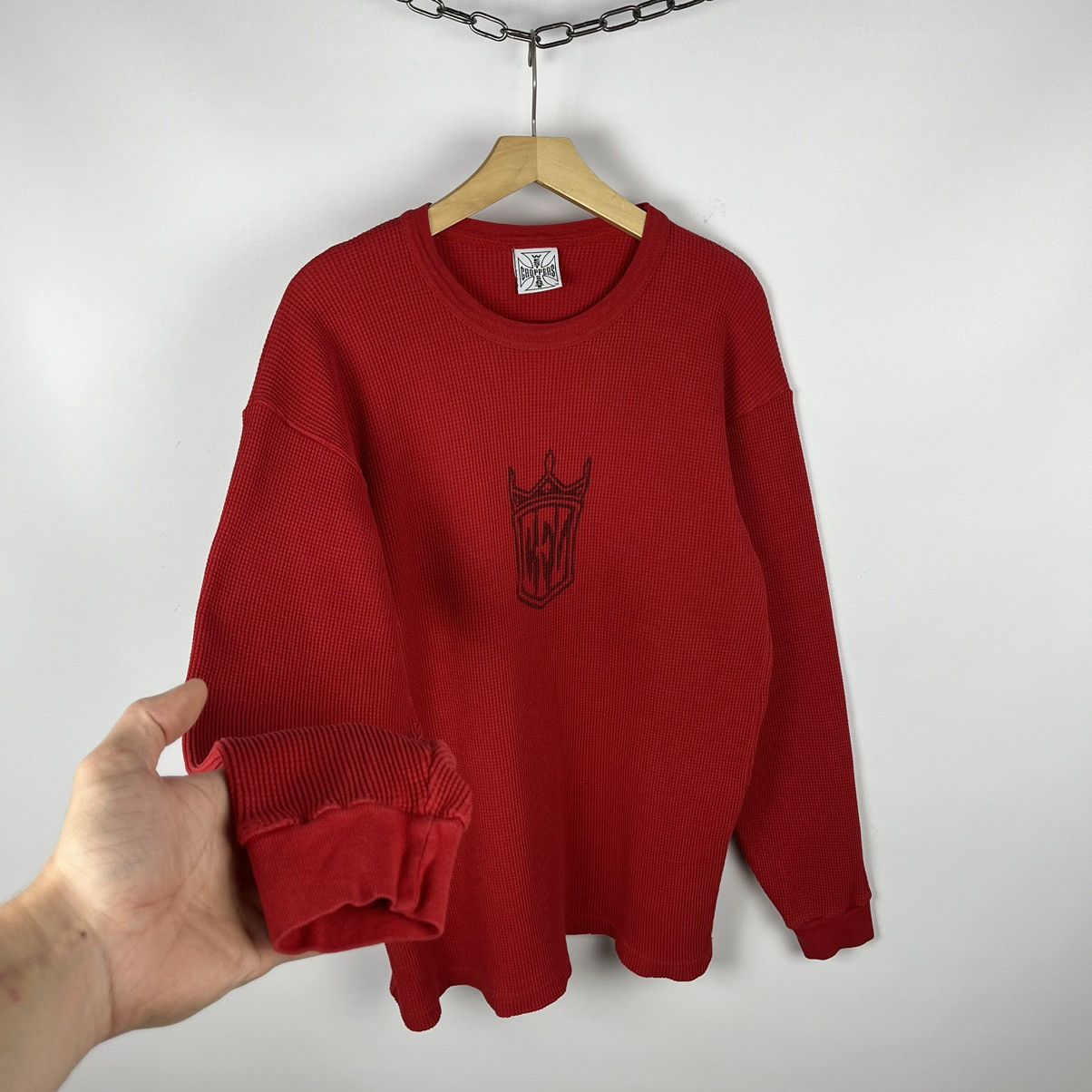West Coast Choppers Vintage West Coast Choppers rare big logo longsleeve 90’s Size US M / EU 48-50 / 2 - 20 Thumbnail