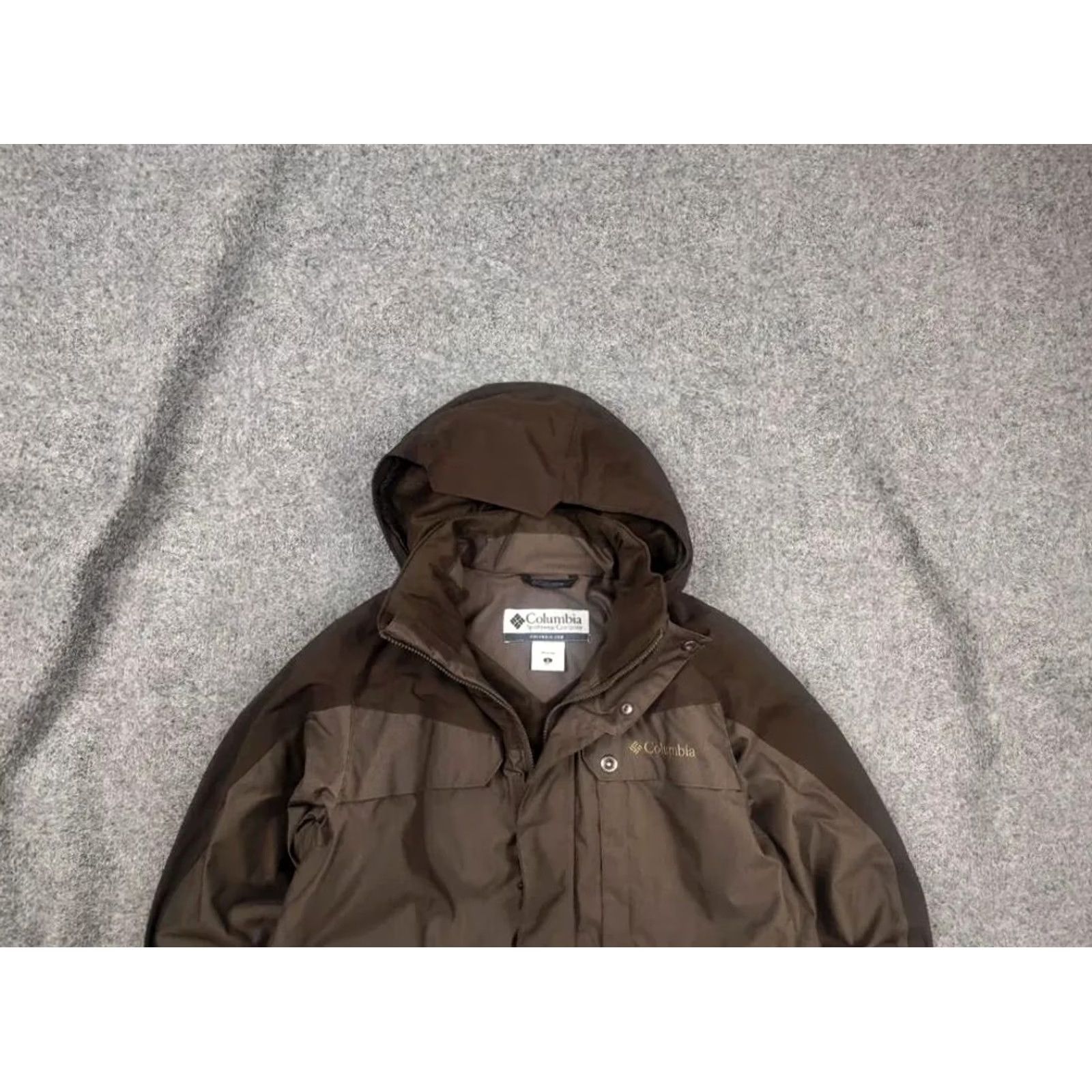 Logo 7 VINTAGE Columbia Timberline Jacket Brown Logo Zip Windbreaker Outdoor Mens M Brown 90s Era Size US M / EU 48-50 / 2 - 2 Thumbnail