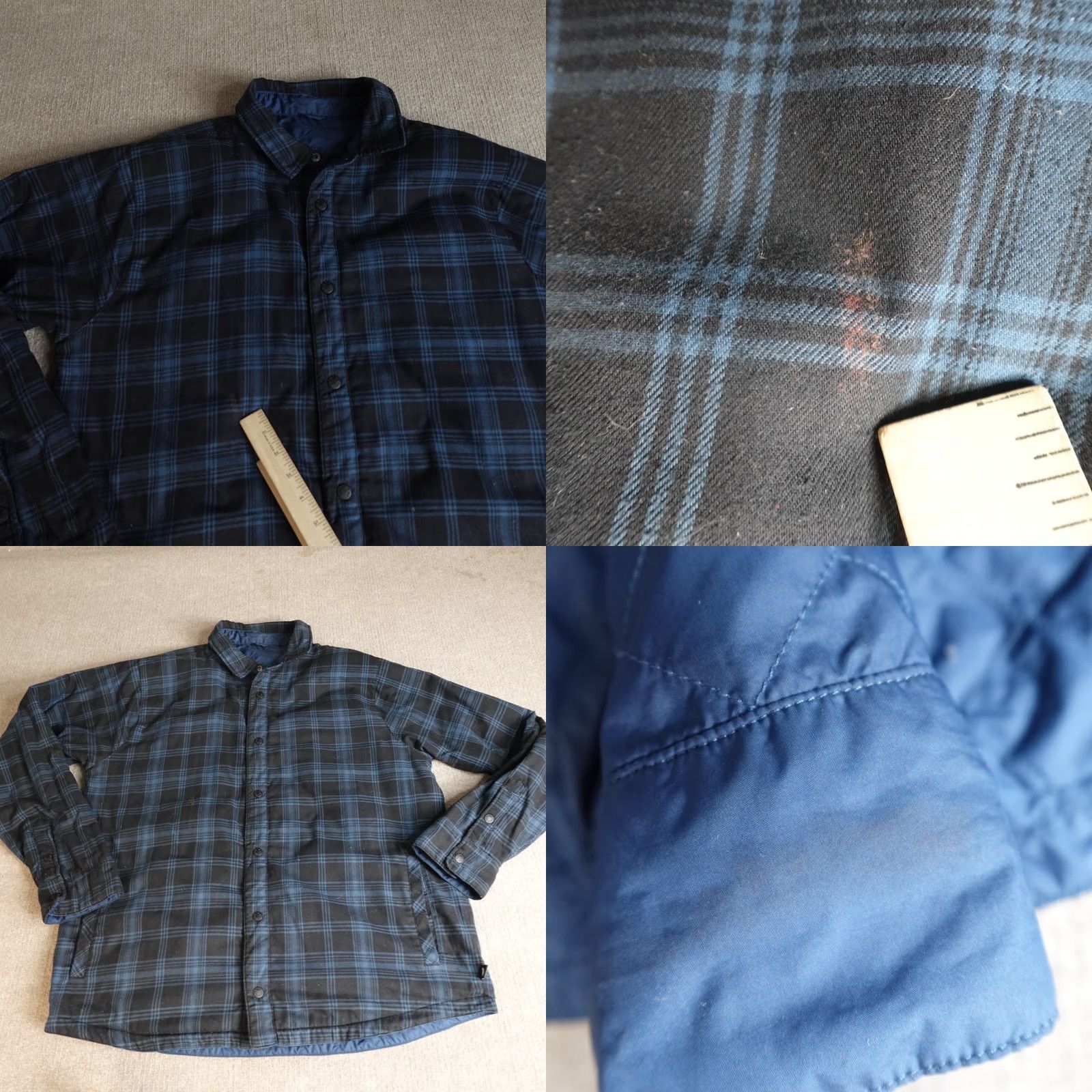 The North Face The North Face Jacket XL Blue Reversible Quilted Outdoor Mens Windproof Winter Fall Hiking Storm Coat Size US XL / EU 56 / 4 - 8 Thumbnail