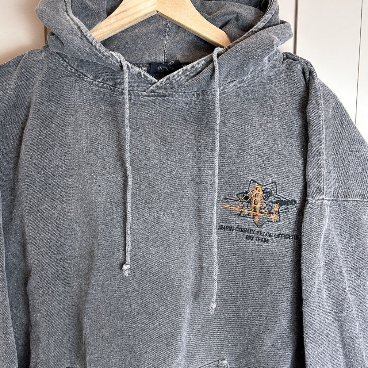 Vintage Vintage 90s Canvas Fleece Hoodie Subaru Ski Marin County SF Size US XL / EU 56 / 4 - 12 Thumbnail