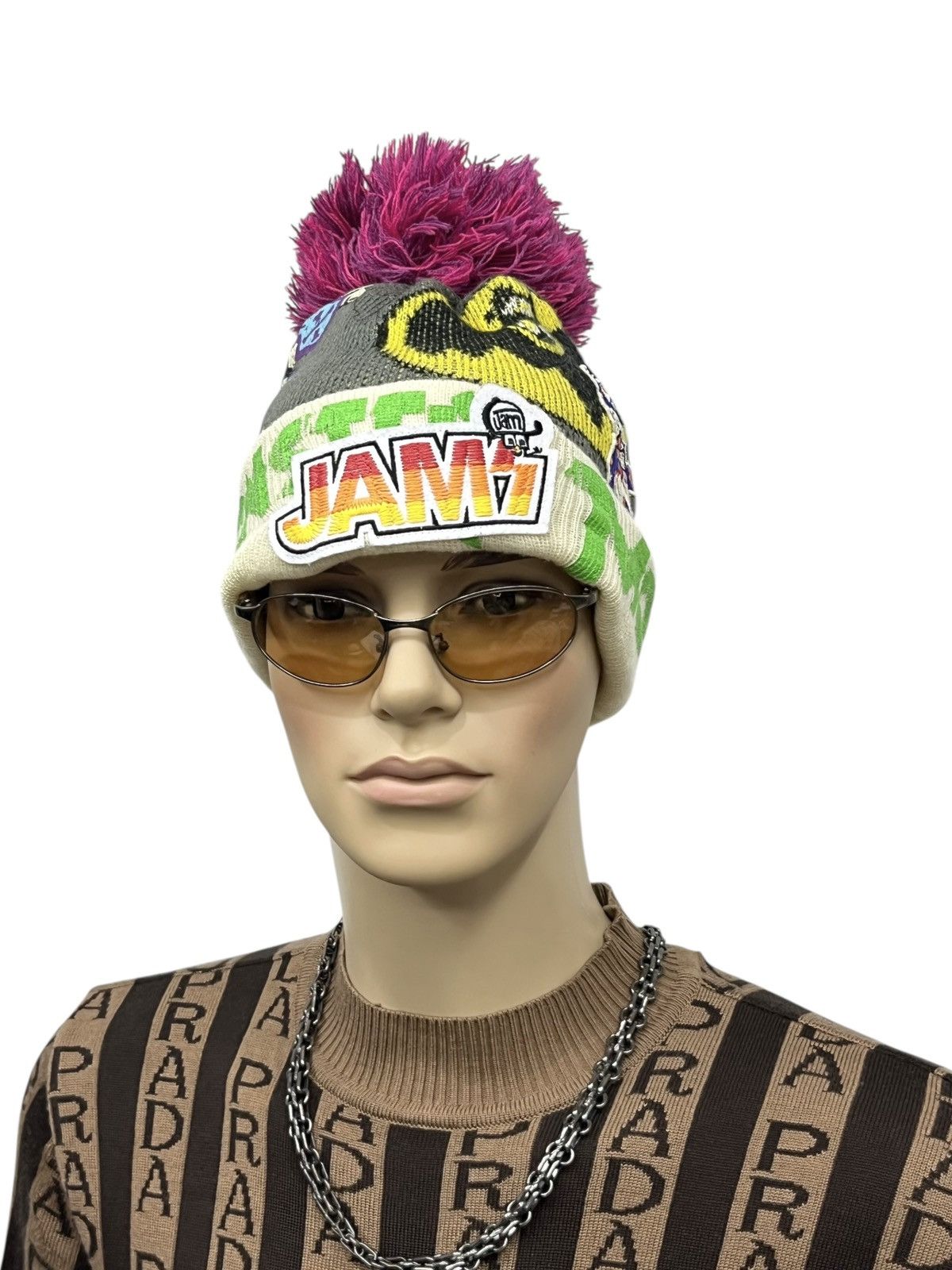 Grand Slam Joyful x Monster Hype Acrylic Beanie JAM's World Vibes Rare Size ONE SIZE - 2 Thumbnail
